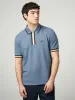 Placket Interest Polo - Sea sold by Ben Sherman