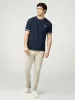 Pique Tee - Dark Navy sold by Ben Sherman