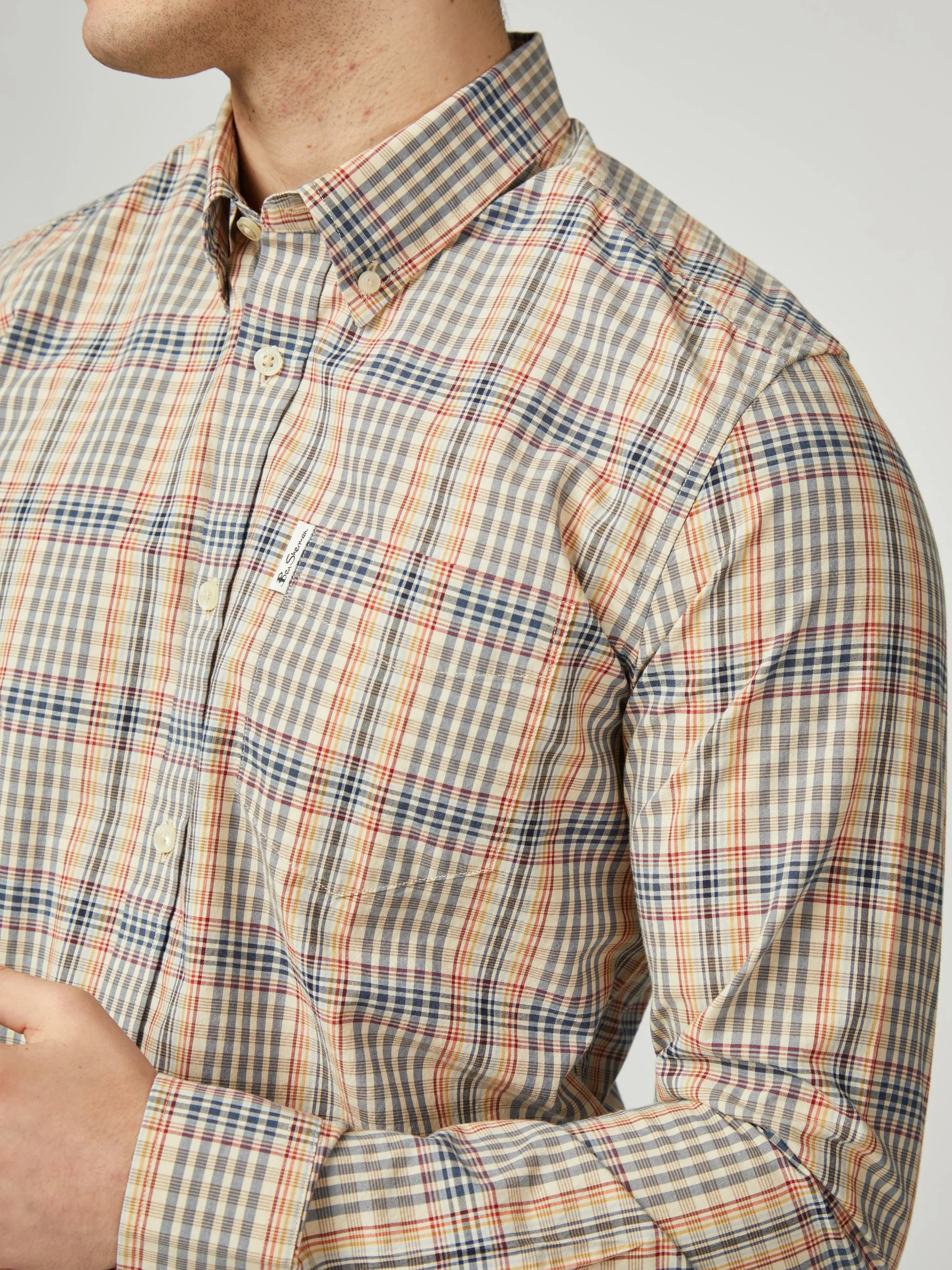 Multicolour Check - Fog sold by Ben Sherman product image thumbnail 4