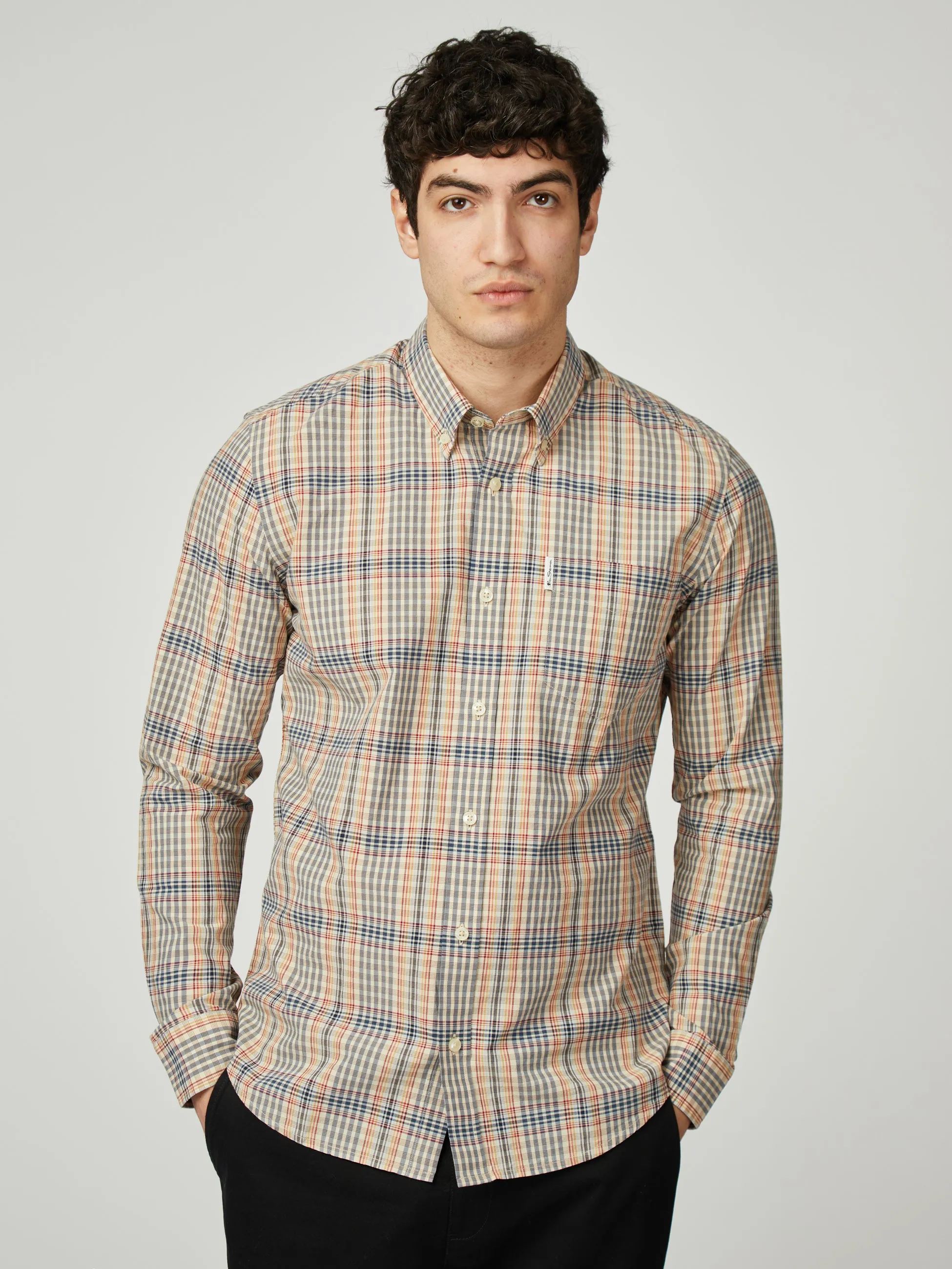 Multicolour Check - Fog sold by Ben Sherman
