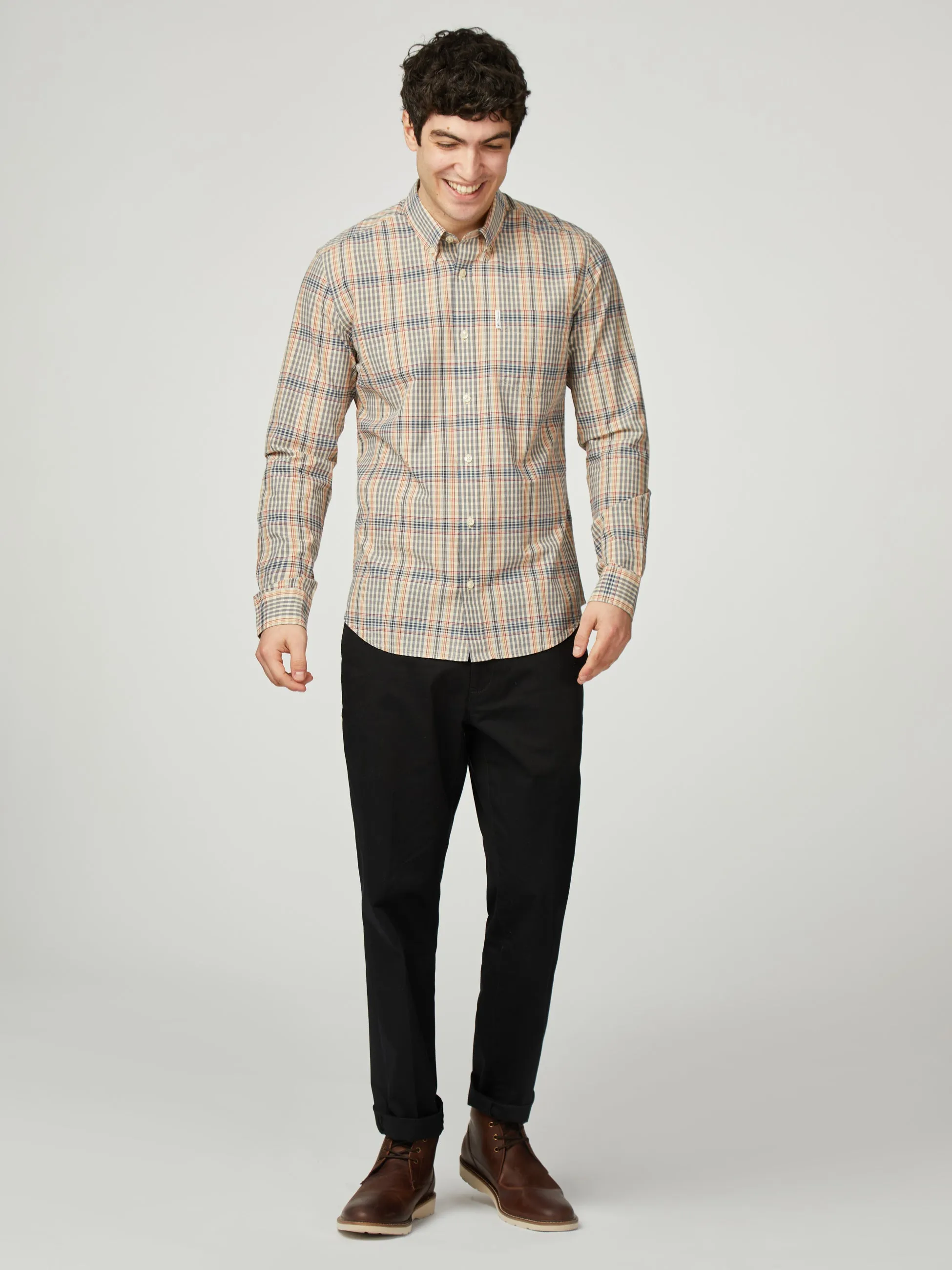 Multicolour Check - Fog sold by Ben Sherman product image thumbnail 2