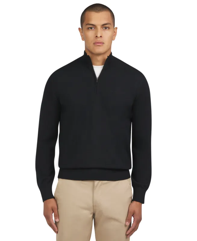 Merino Half Zip - Black sold by Ben Sherman