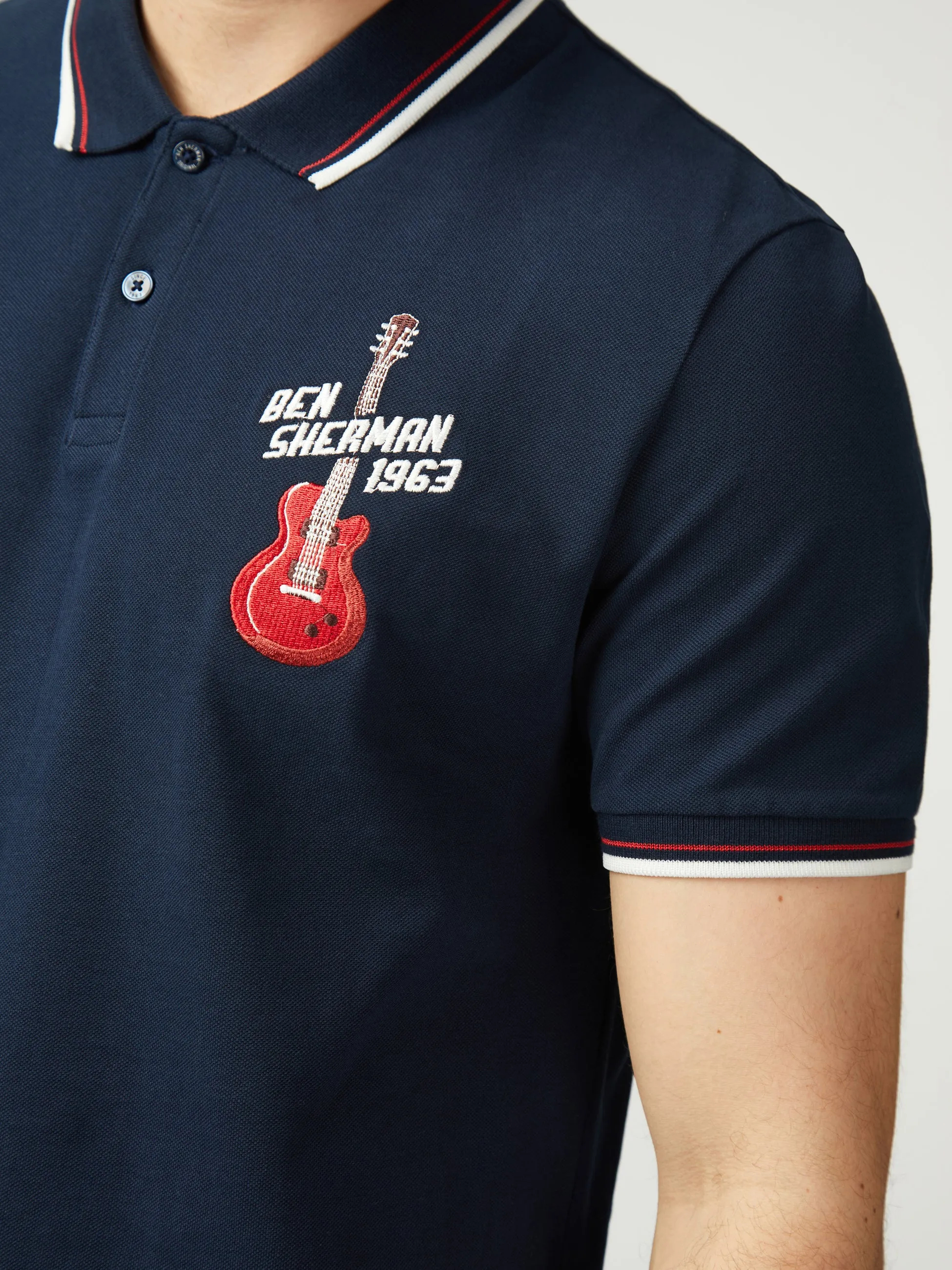Chest Embroidered Polo - Dark Navy sold by Ben Sherman product image thumbnail 4