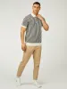 All Over Diamond Textured Polo - Ivory sold by Ben Sherman