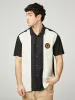 Ace Cafe Bowling Shirt - Black sold by Ben Sherman