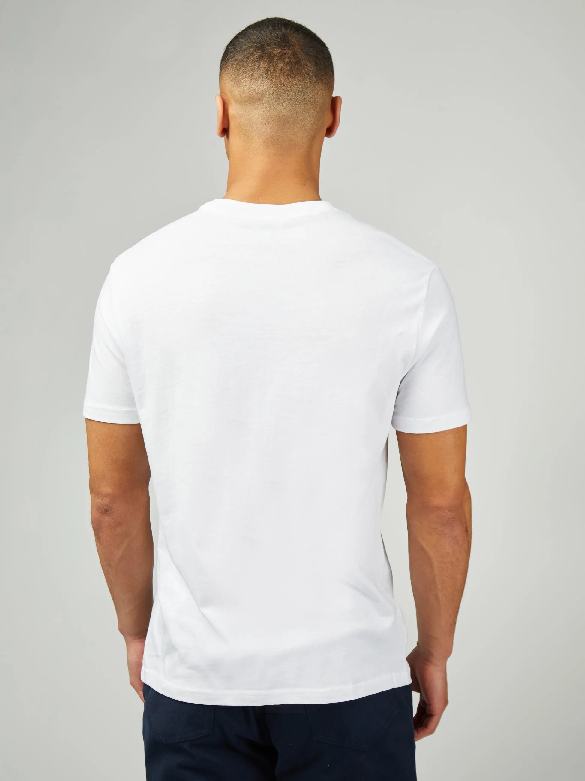 Signature Target Tee - White sold by Ben Sherman product image thumbnail 3