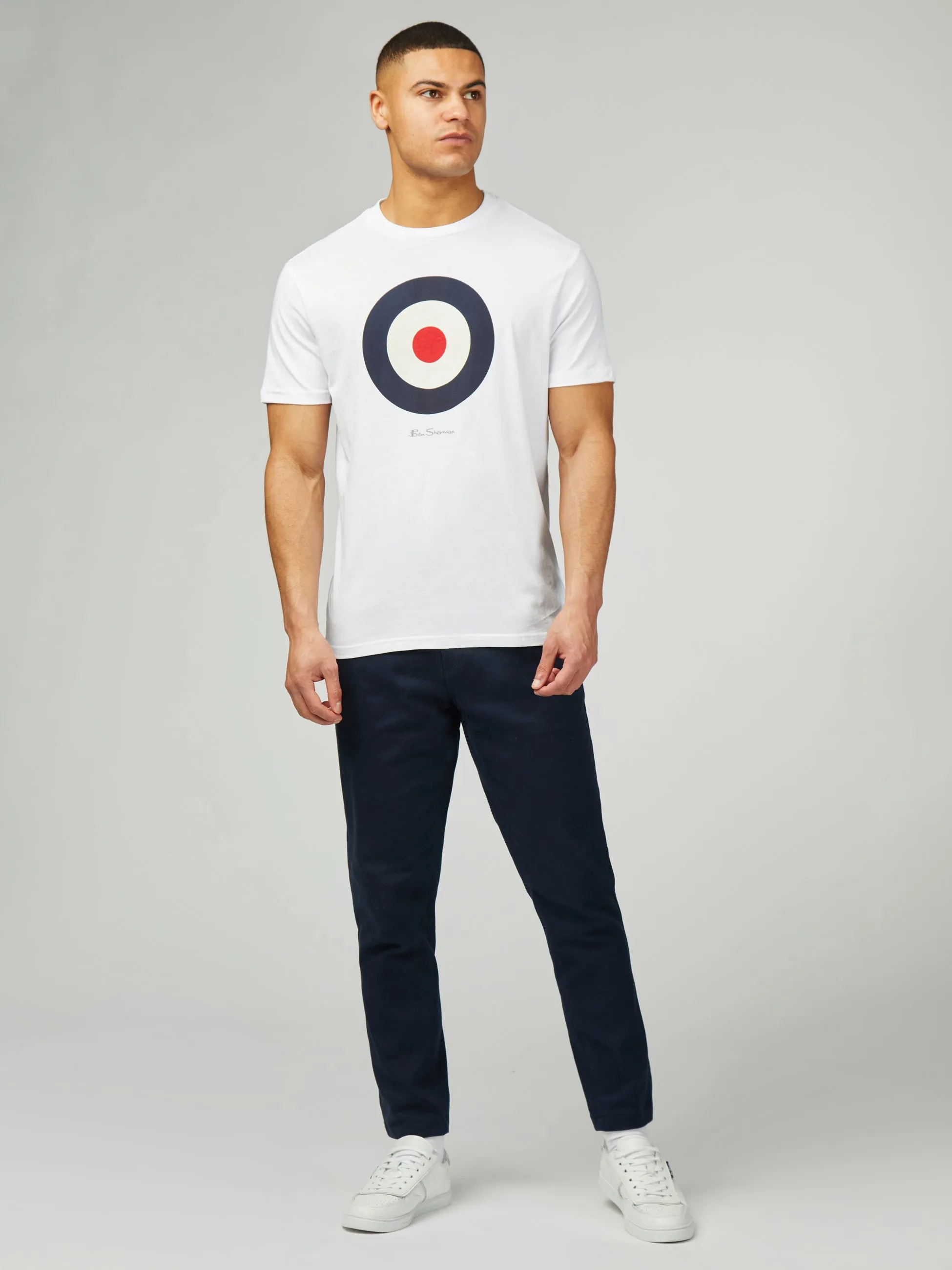 Signature Target Tee - White sold by Ben Sherman product image thumbnail 2