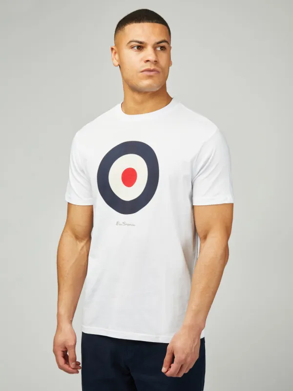Signature Target Tee - White sold by Ben Sherman