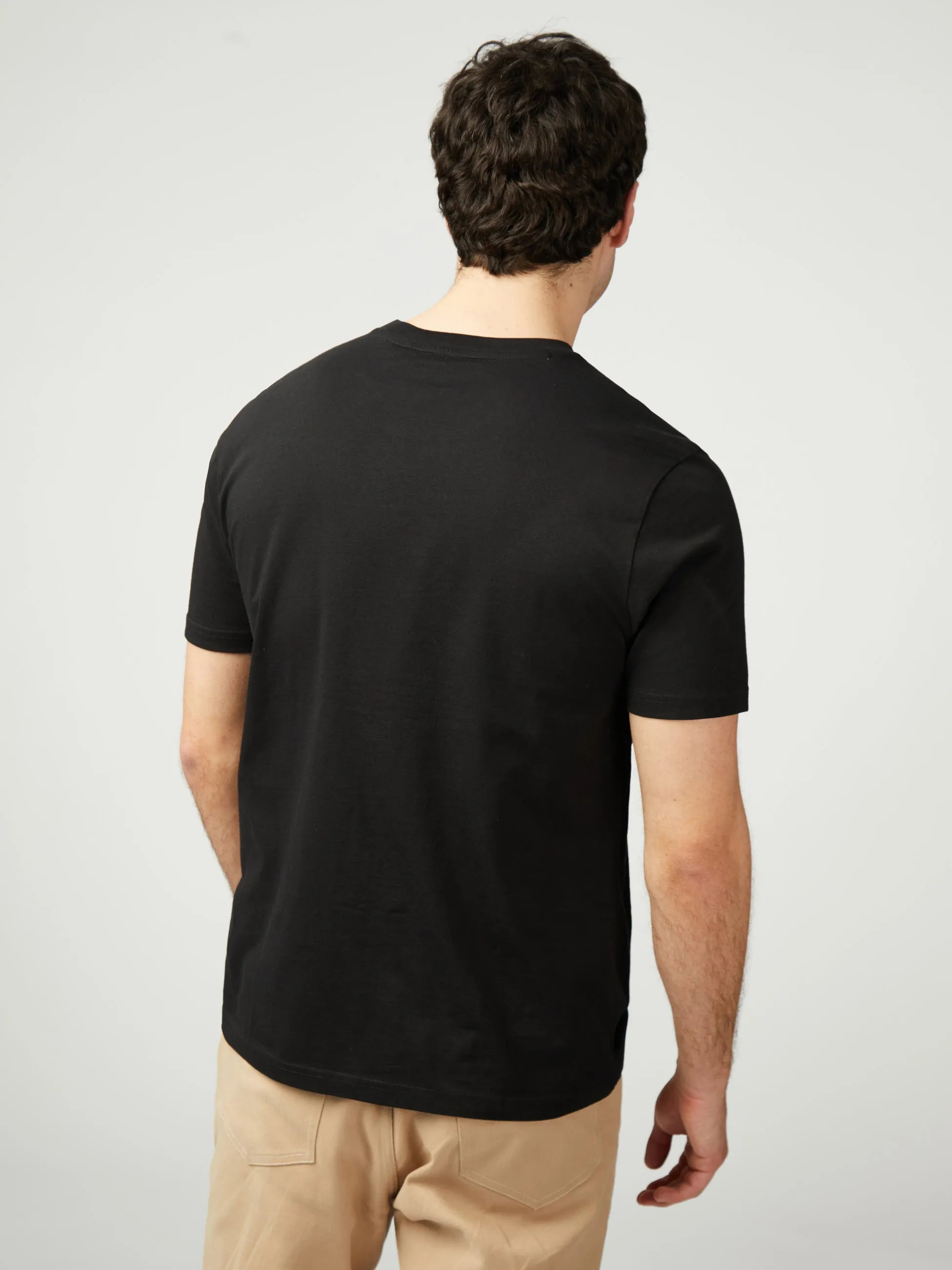 Signature Tee - Black sold by Ben Sherman product image thumbnail 3