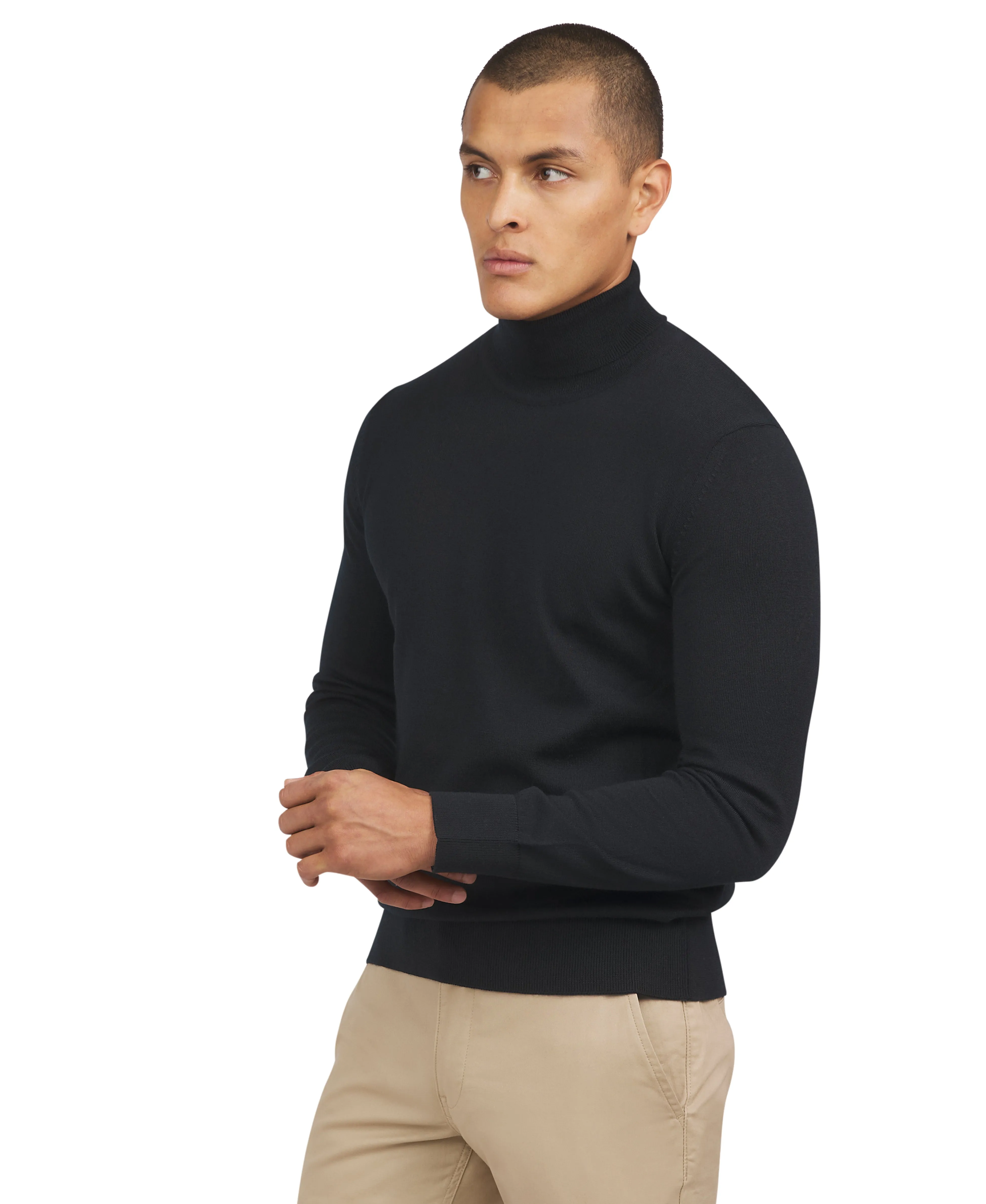 Merino Roll Neck - Black sold by Ben Sherman product image thumbnail 2