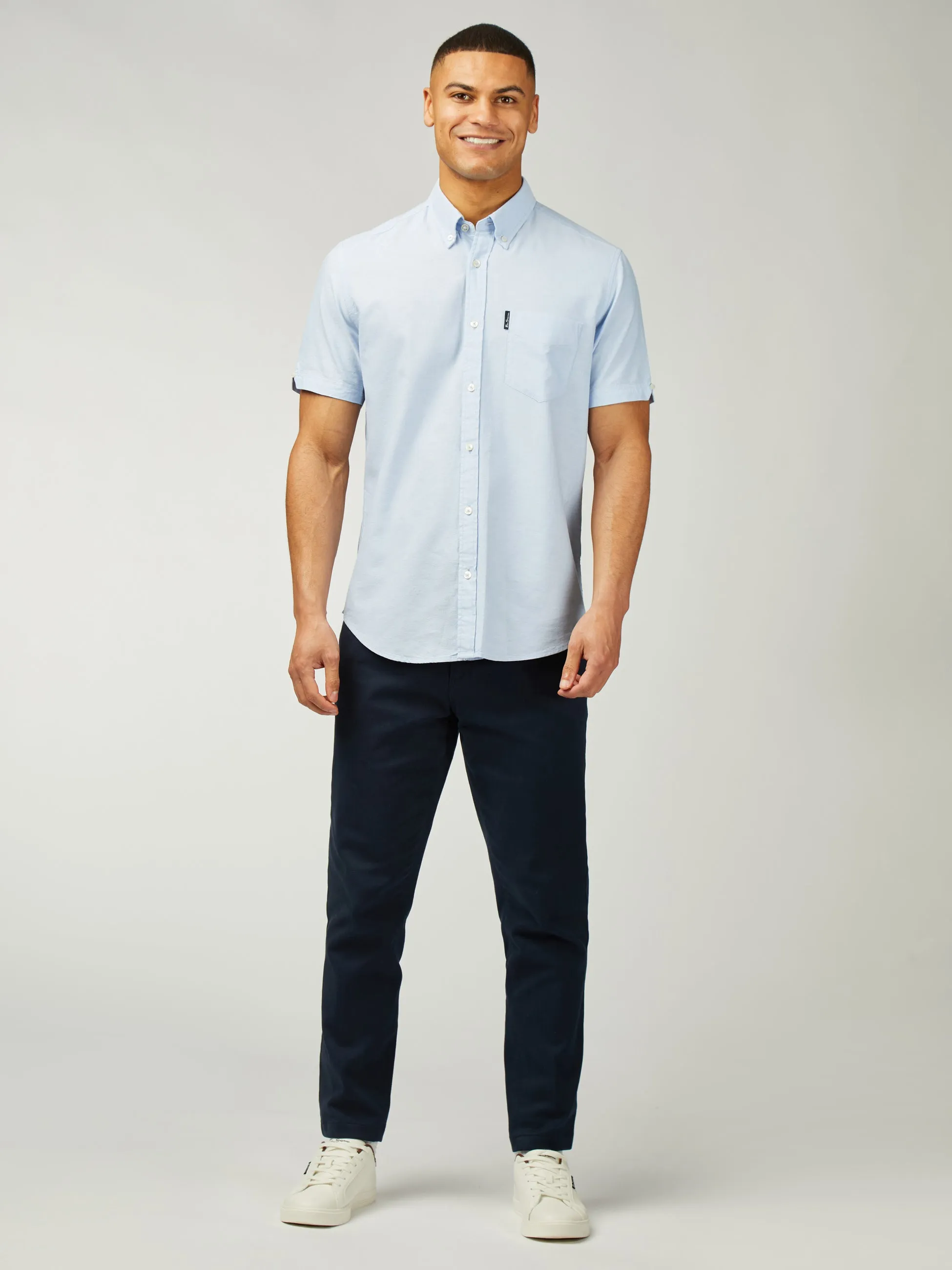 Signature Oxford Short Sleeve - Sky sold by Ben Sherman product image thumbnail 2