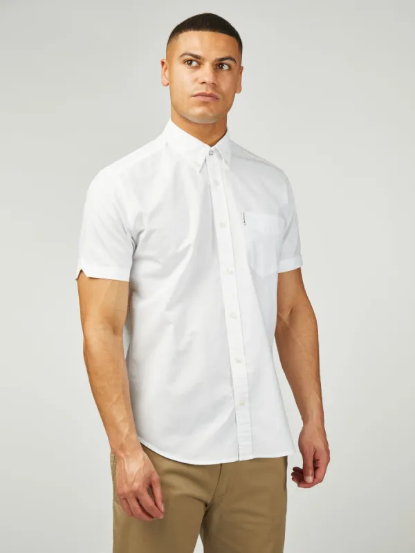 Signature Oxford Short Sleeve - White sold by Ben Sherman