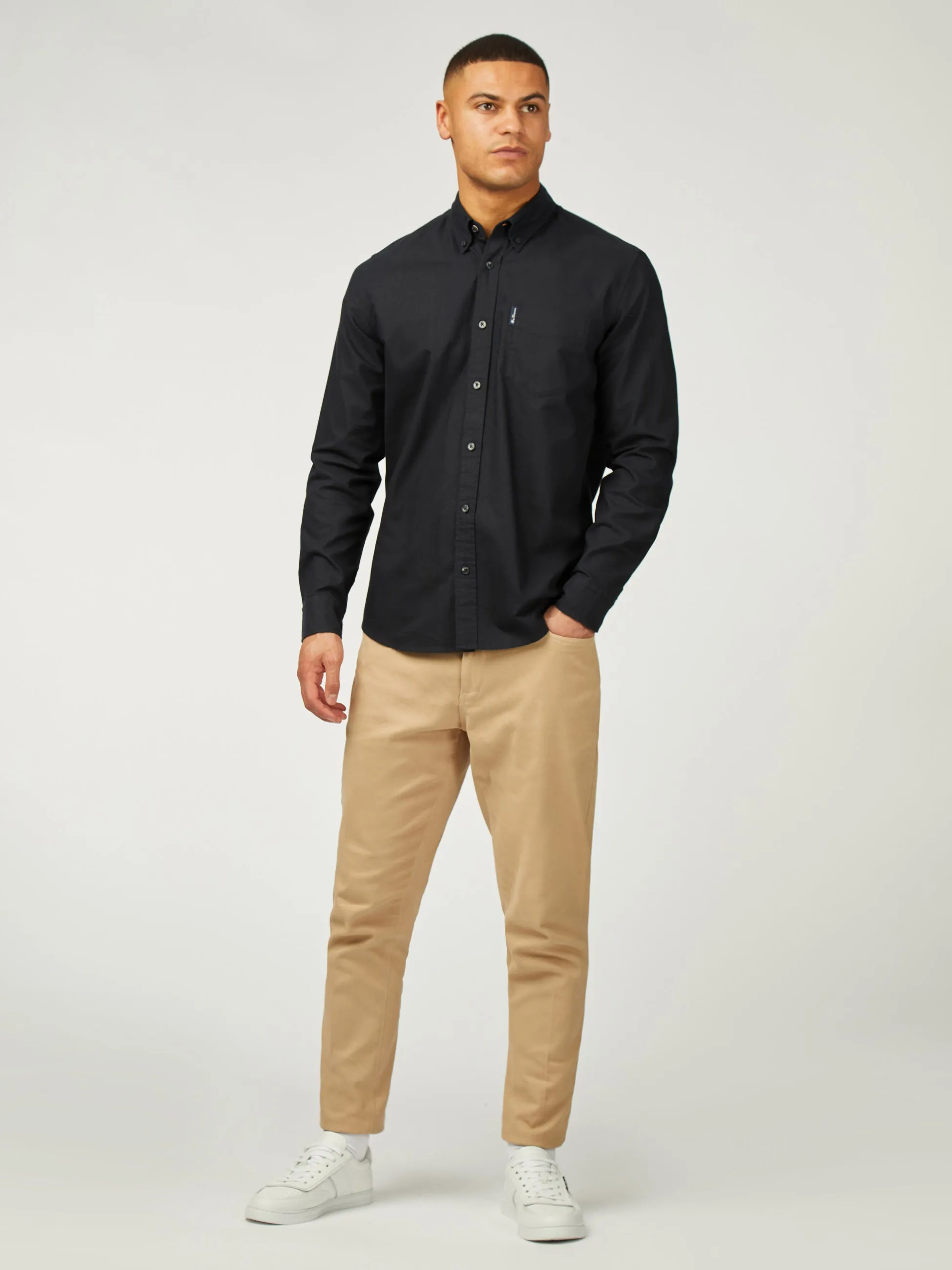 Signature Oxford Long Sleeve - Black sold by Ben Sherman product image thumbnail 2