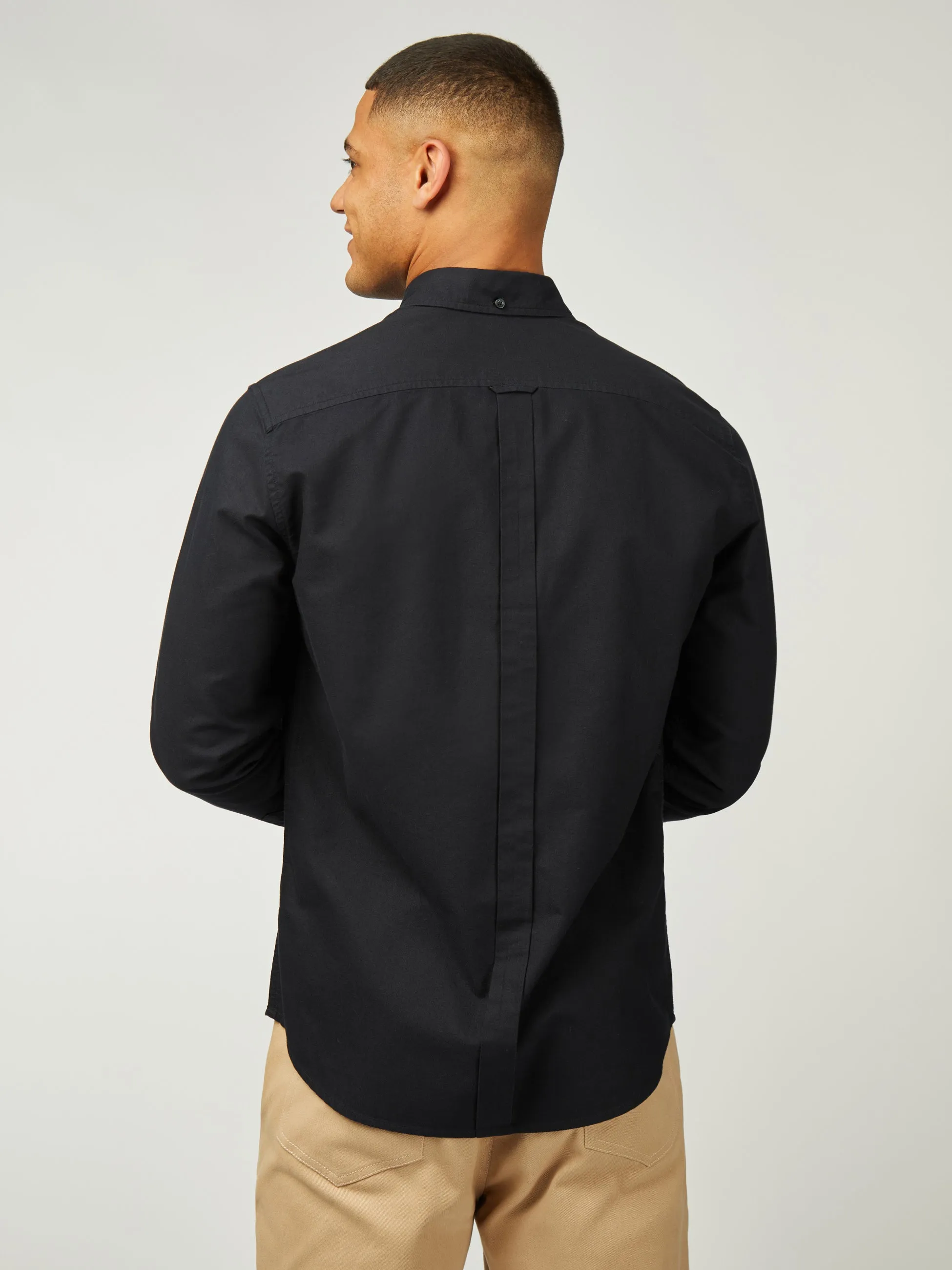 Signature Oxford Long Sleeve - Black sold by Ben Sherman product image thumbnail 3