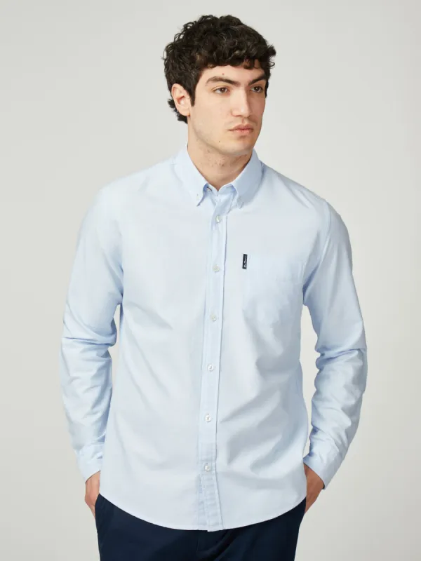 Signature Oxford Long Sleeve - Sky sold by Ben Sherman