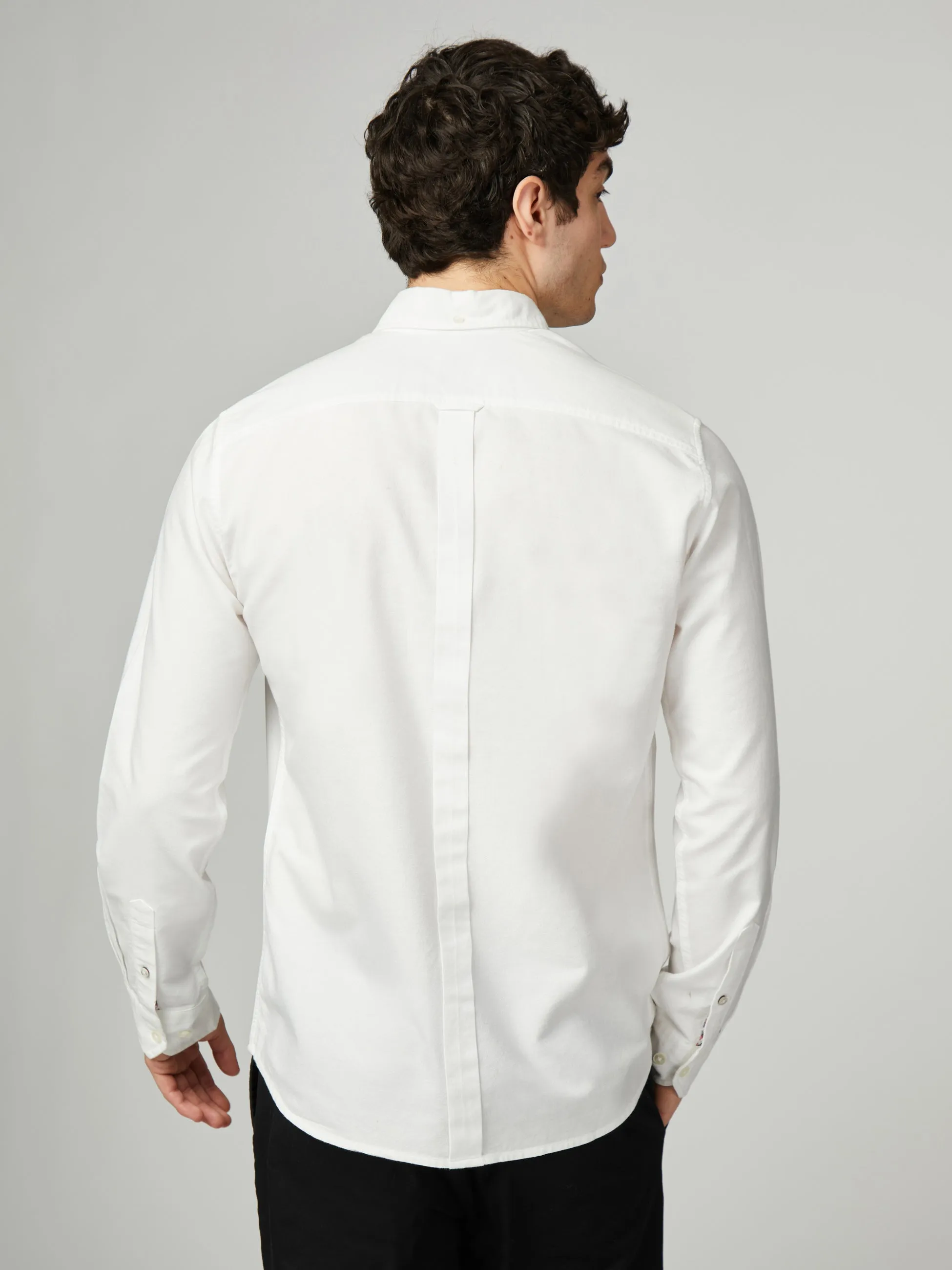Signature Oxford Long Sleeve - White sold by Ben Sherman product image thumbnail 3