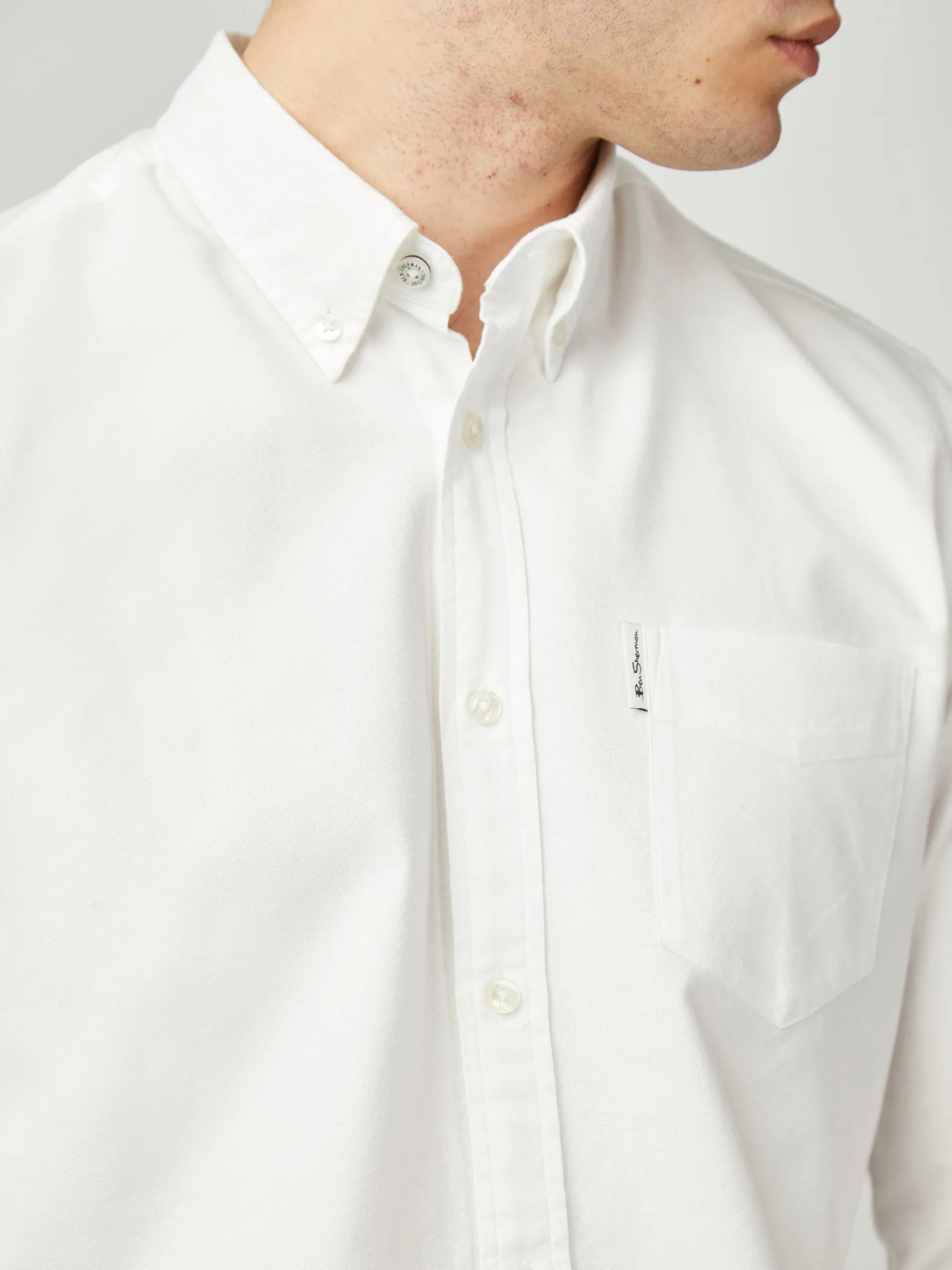 Signature Oxford Long Sleeve - White sold by Ben Sherman product image thumbnail 5