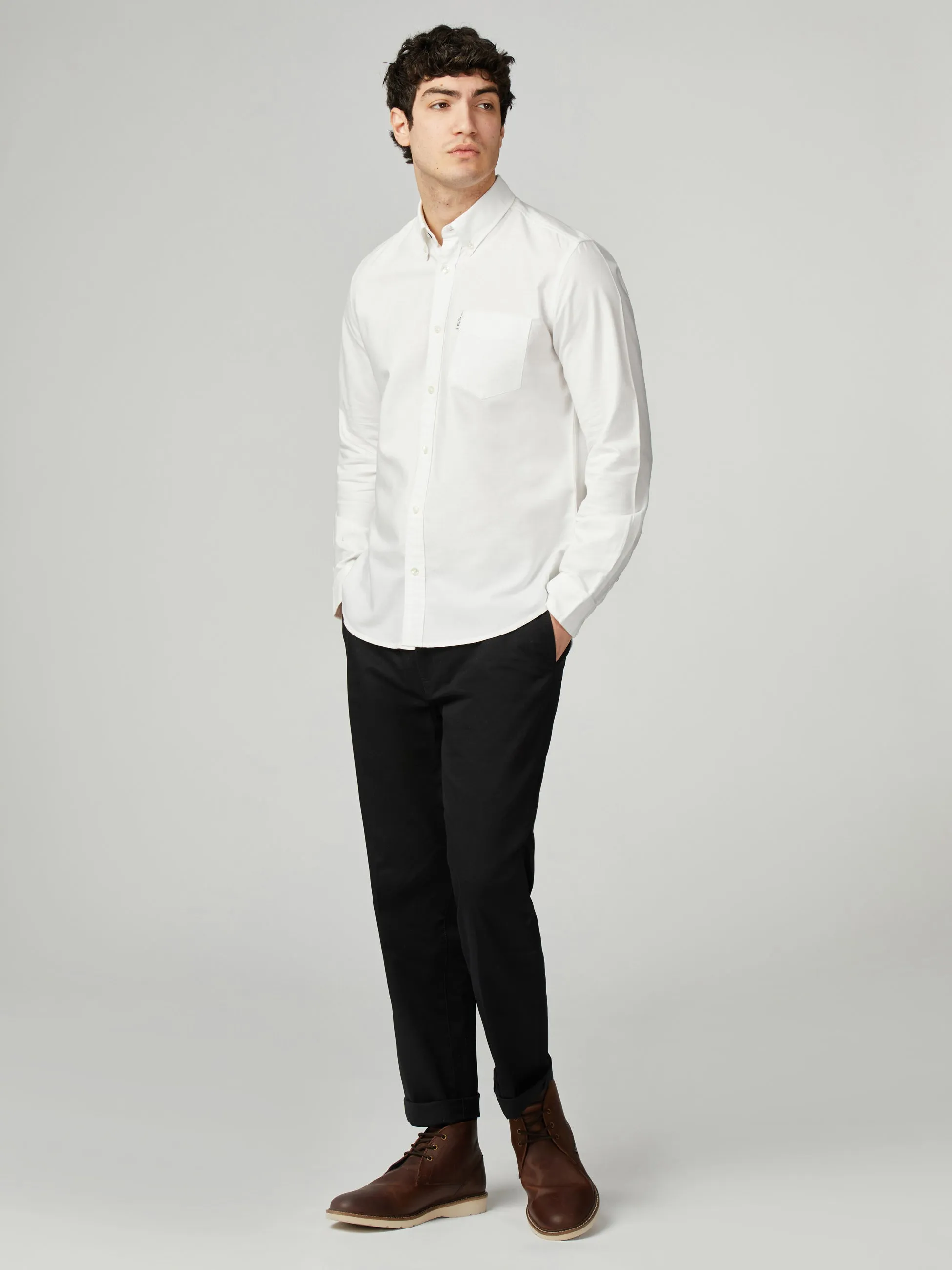 Signature Oxford Long Sleeve - White sold by Ben Sherman product image thumbnail 2