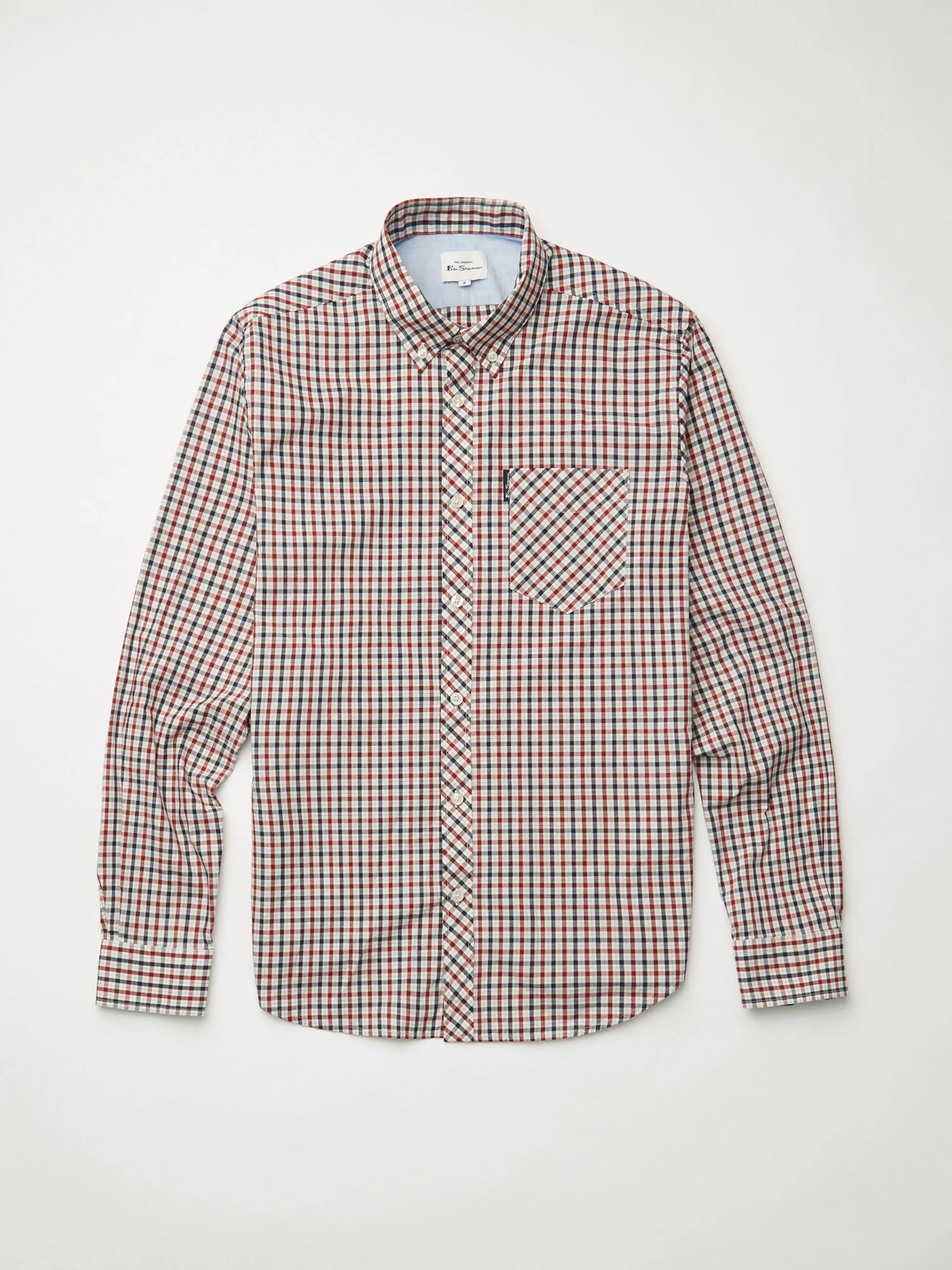 Signature House Check Long Sleeve - Red sold by Ben Sherman product image thumbnail 4