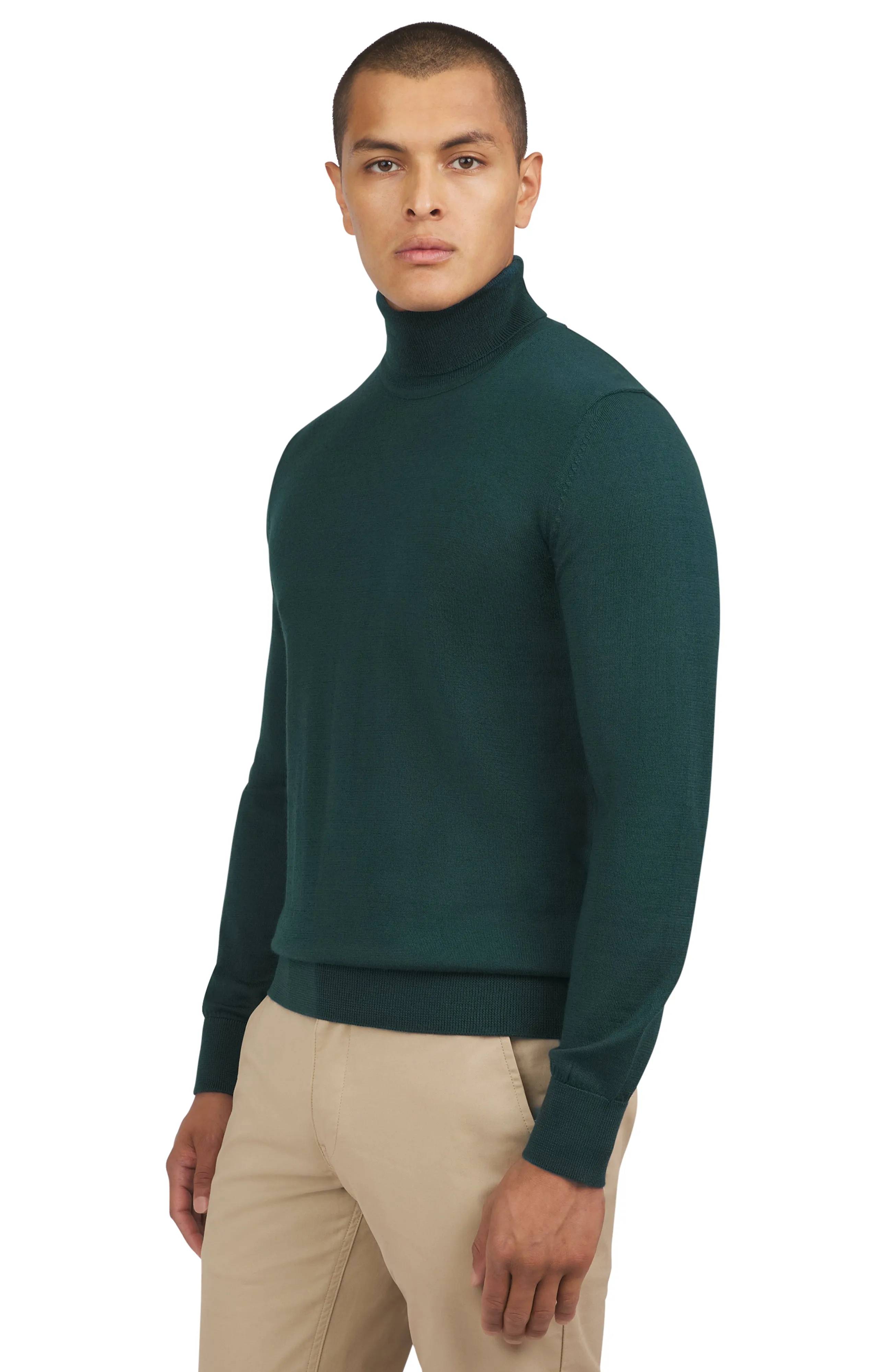 Merino Roll Neck - Jade sold by Ben Sherman