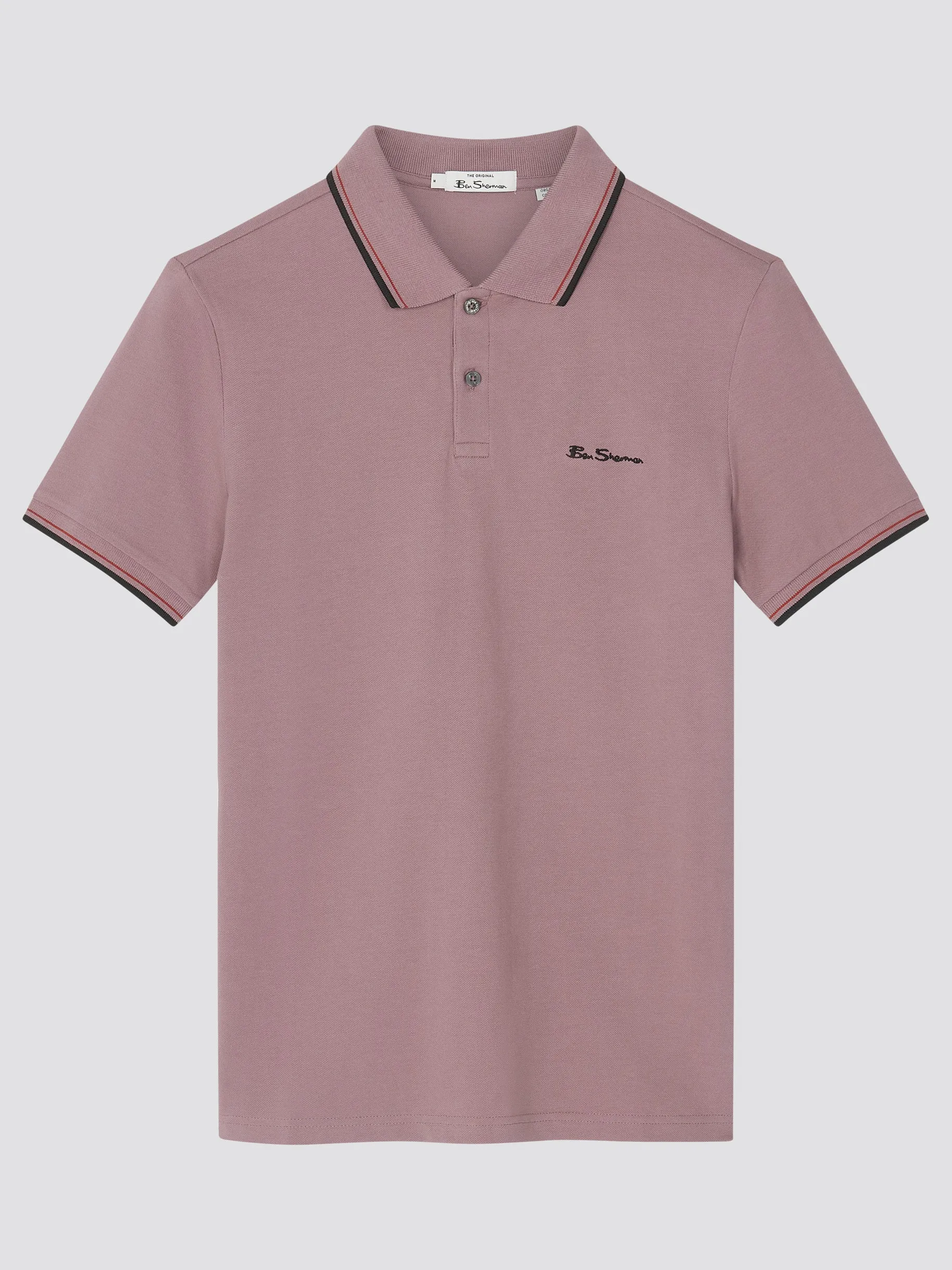 Signature Pique Polo - Grape sold by Ben Sherman product image thumbnail 4