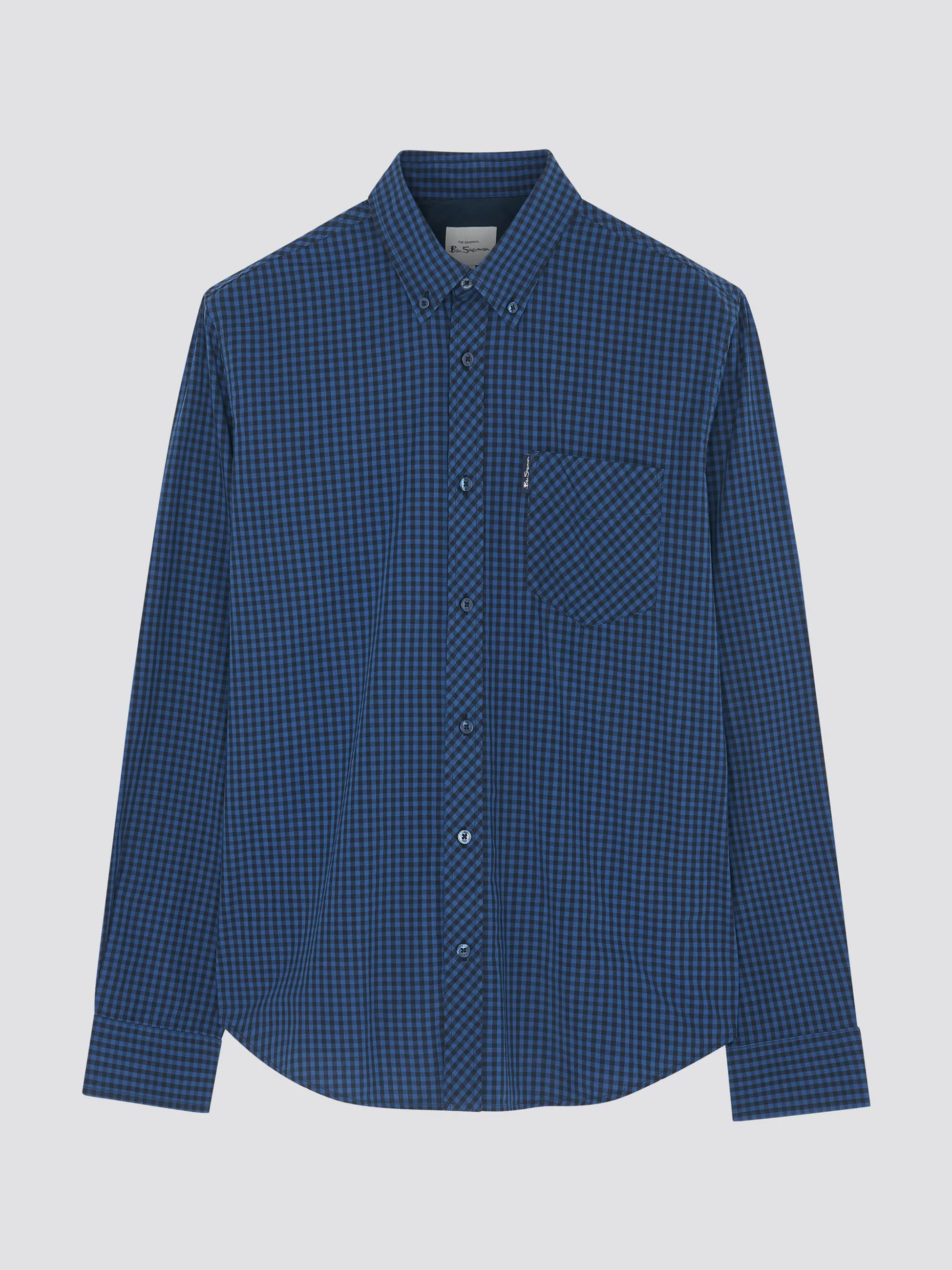 Signature Gingham Long Sleeve - Royal Blue sold by Ben Sherman product image thumbnail 4