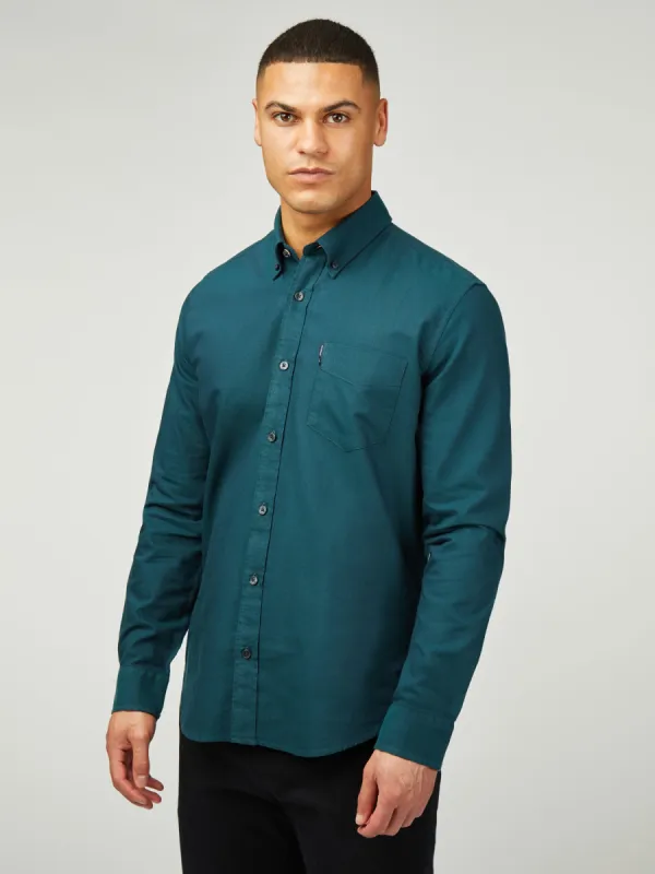 Signature Oxford Long Sleeve - Jade sold by Ben Sherman