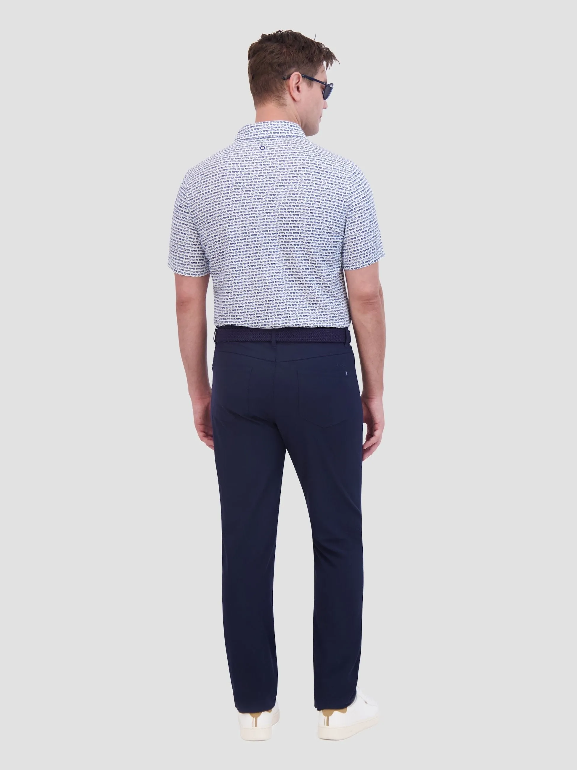 Shades Tech Terry Sports Fit Polo - Light Blue sold by Ben Sherman product image thumbnail 4