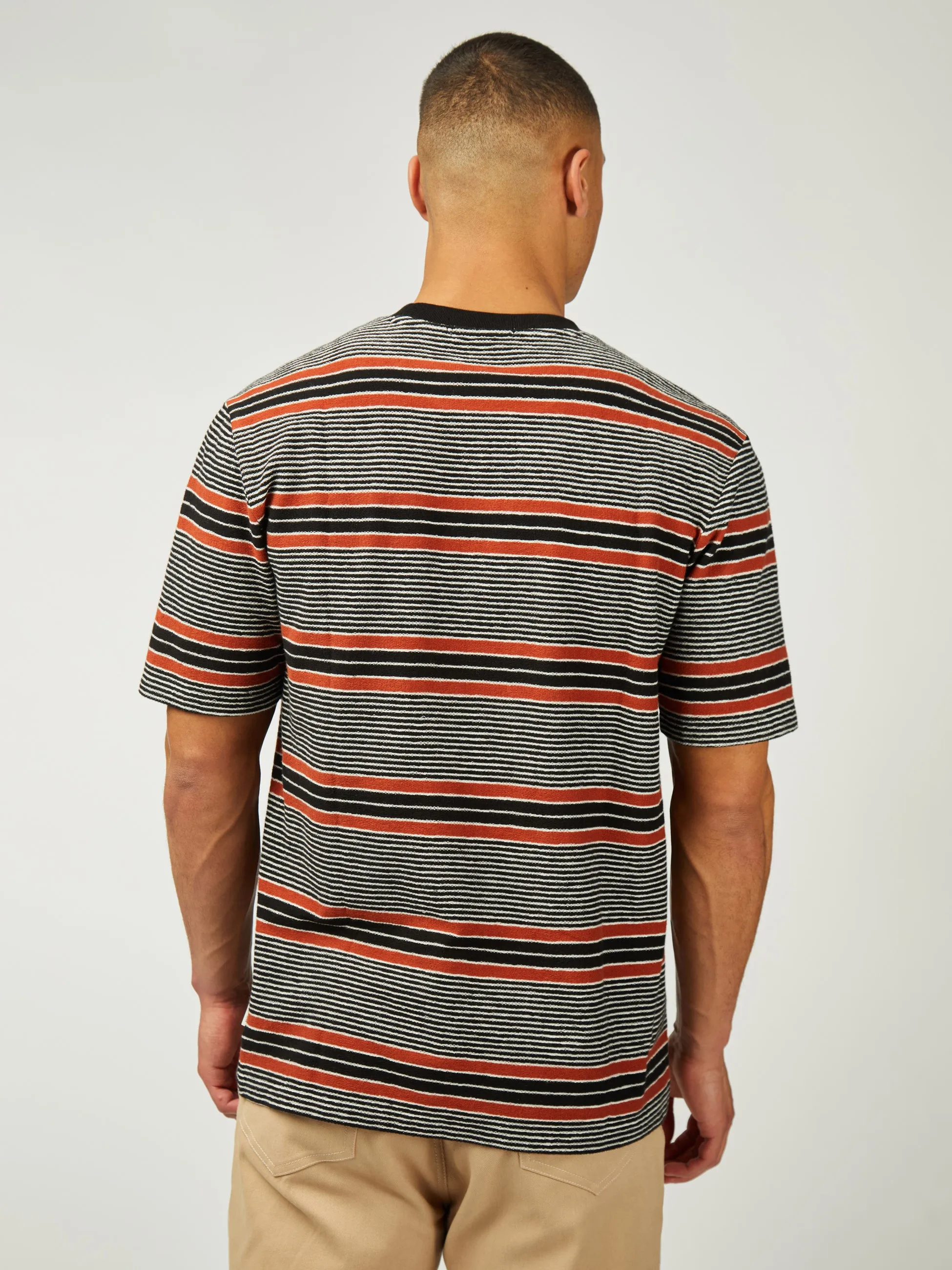 B By Ben Sherman Stripe Tee - Black sold by Ben Sherman product image thumbnail 3