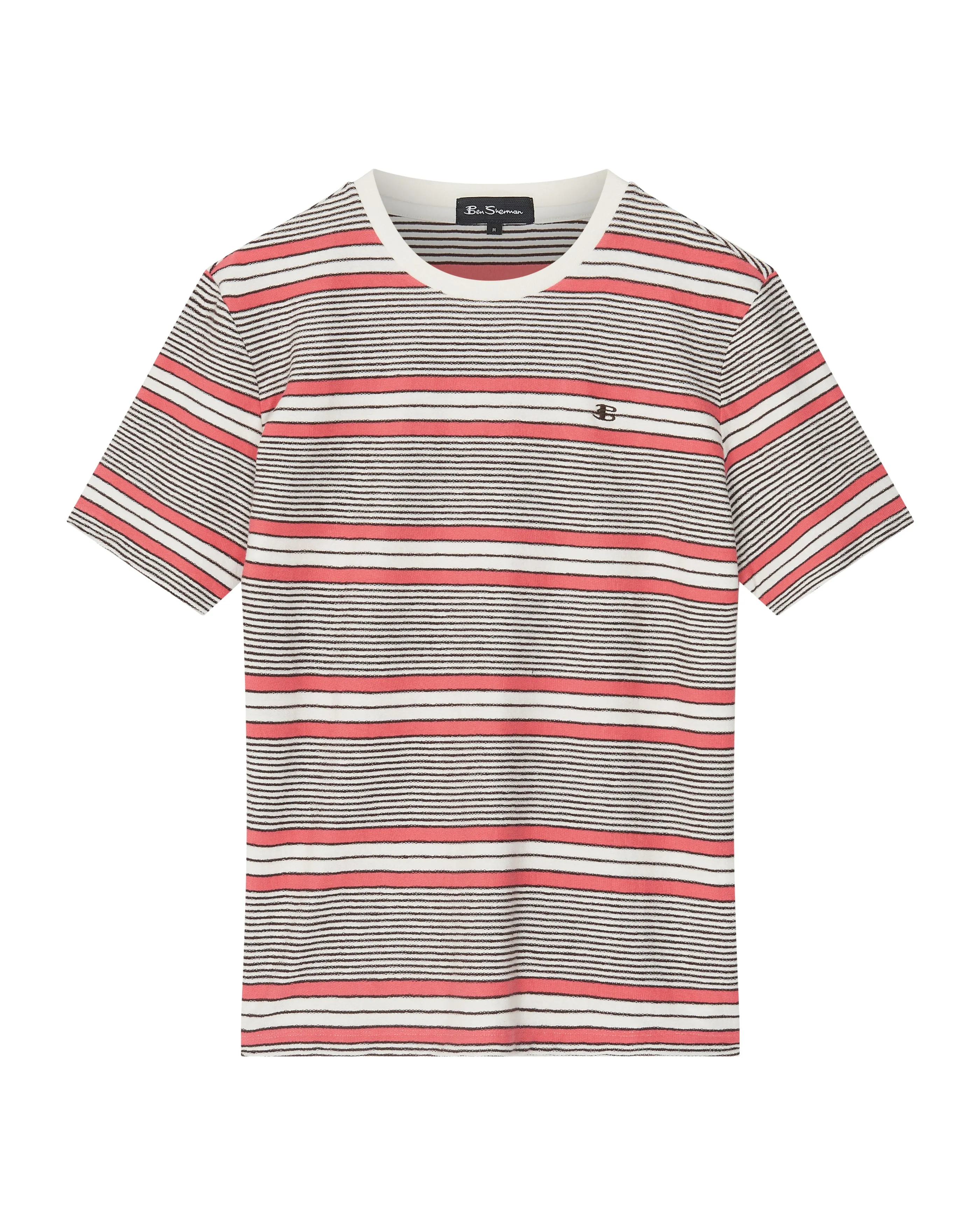 B By Ben Sherman Stripe Tee - Snow White sold by Ben Sherman product image thumbnail 5
