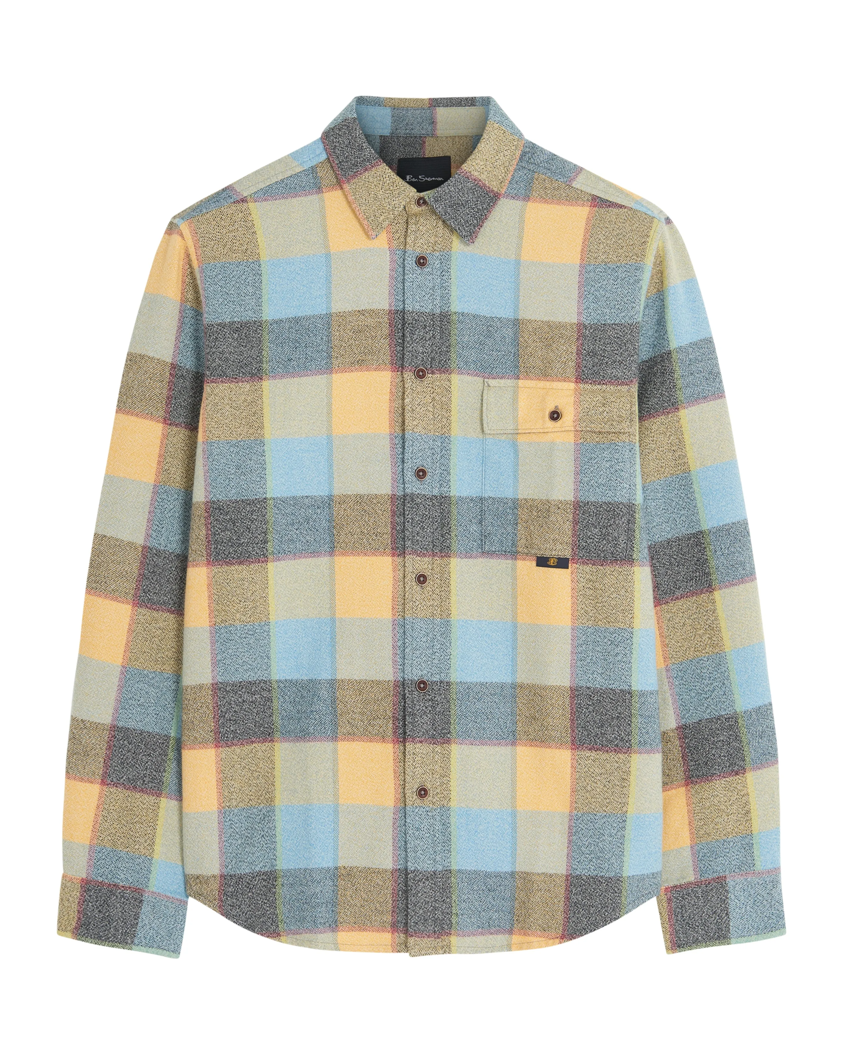 B By Ben Sherman Diffused Pop Check - Yellow sold by Ben Sherman product image thumbnail 5