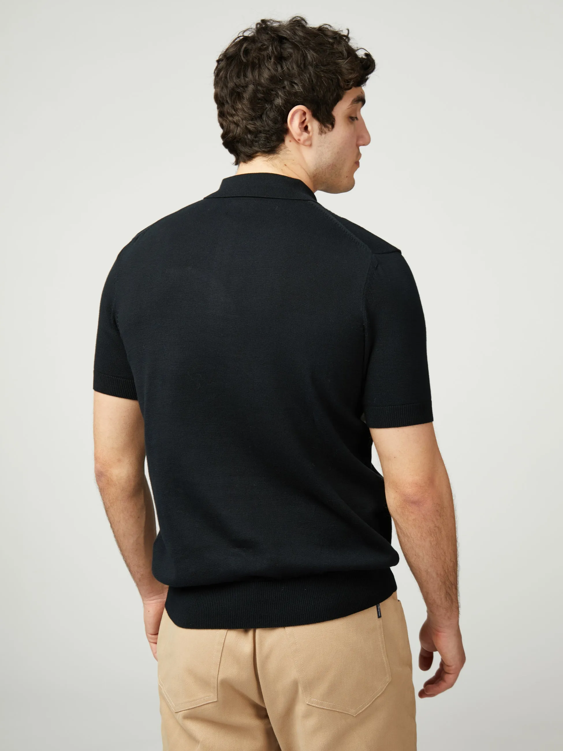 Chest Stripe Polo - Black sold by Ben Sherman product image thumbnail 3