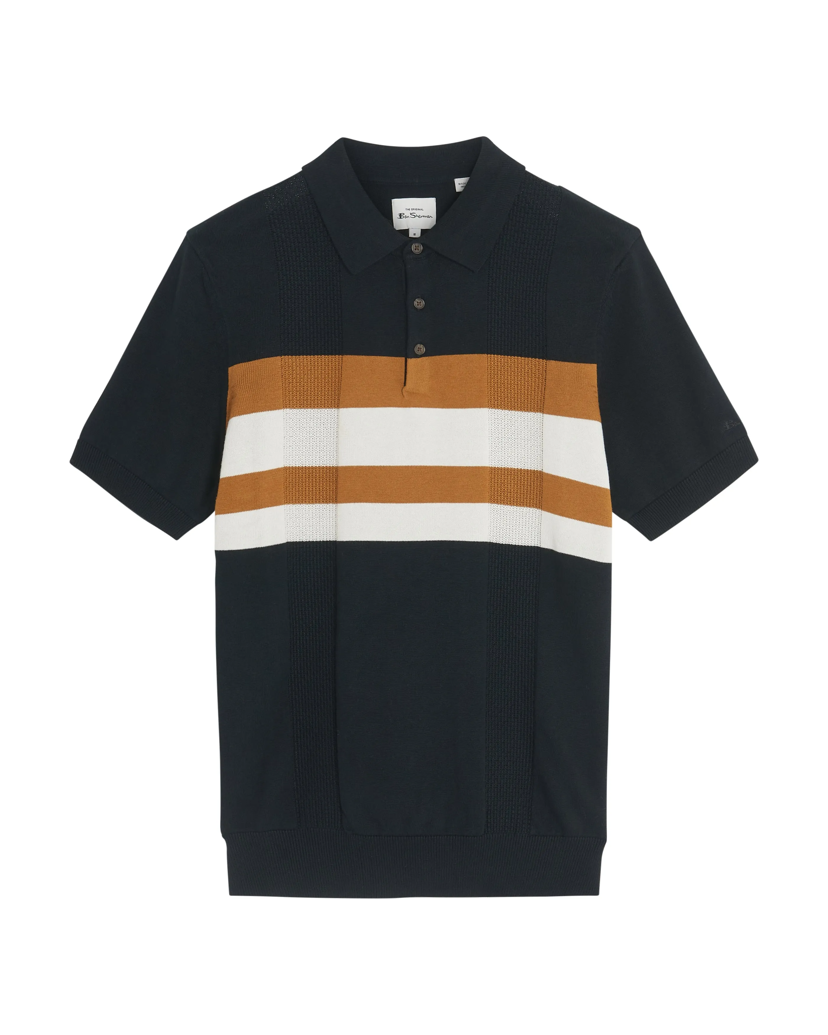 Chest Stripe Polo - Black sold by Ben Sherman product image thumbnail 5