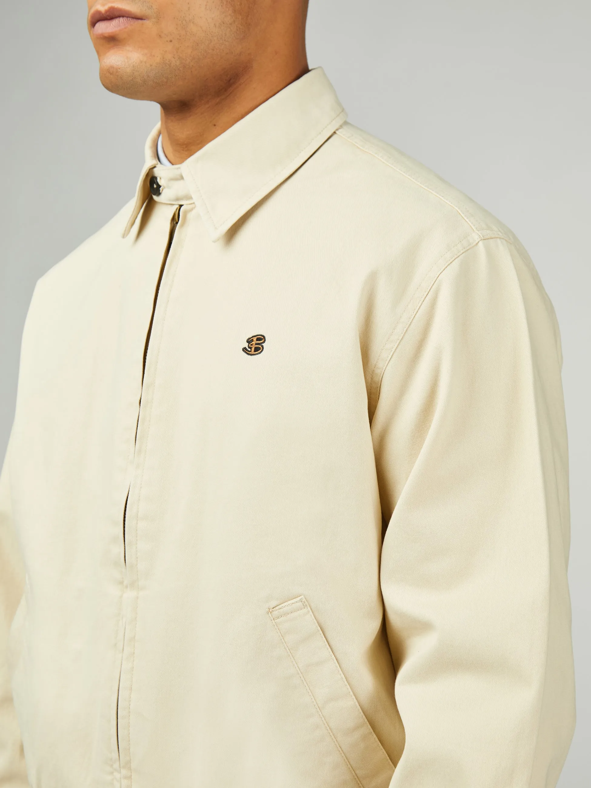 B By Ben Sherman Sports Blouson - Fog sold by Ben Sherman product image thumbnail 4