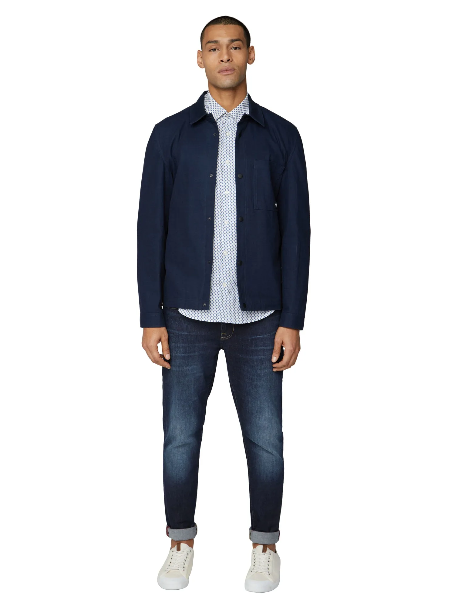 Long-Sleeve One Print Shirt - Blue sold by Ben Sherman product image thumbnail 5