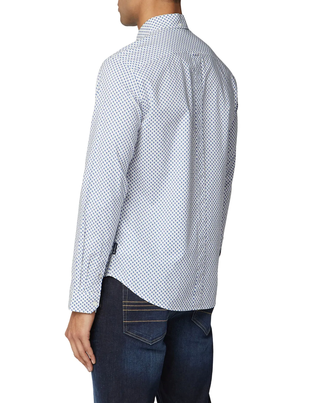 Long-Sleeve One Print Shirt - Blue sold by Ben Sherman product image thumbnail 2
