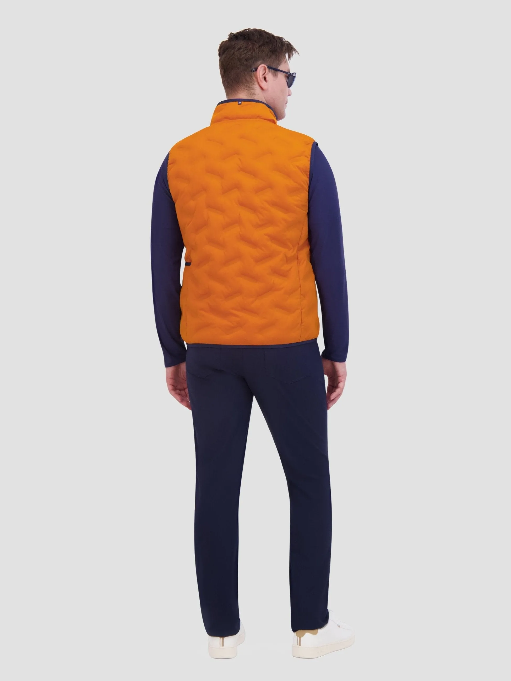 4Way Stretch Seamless Quilt Vest - Amber sold by Ben Sherman product image thumbnail 3
