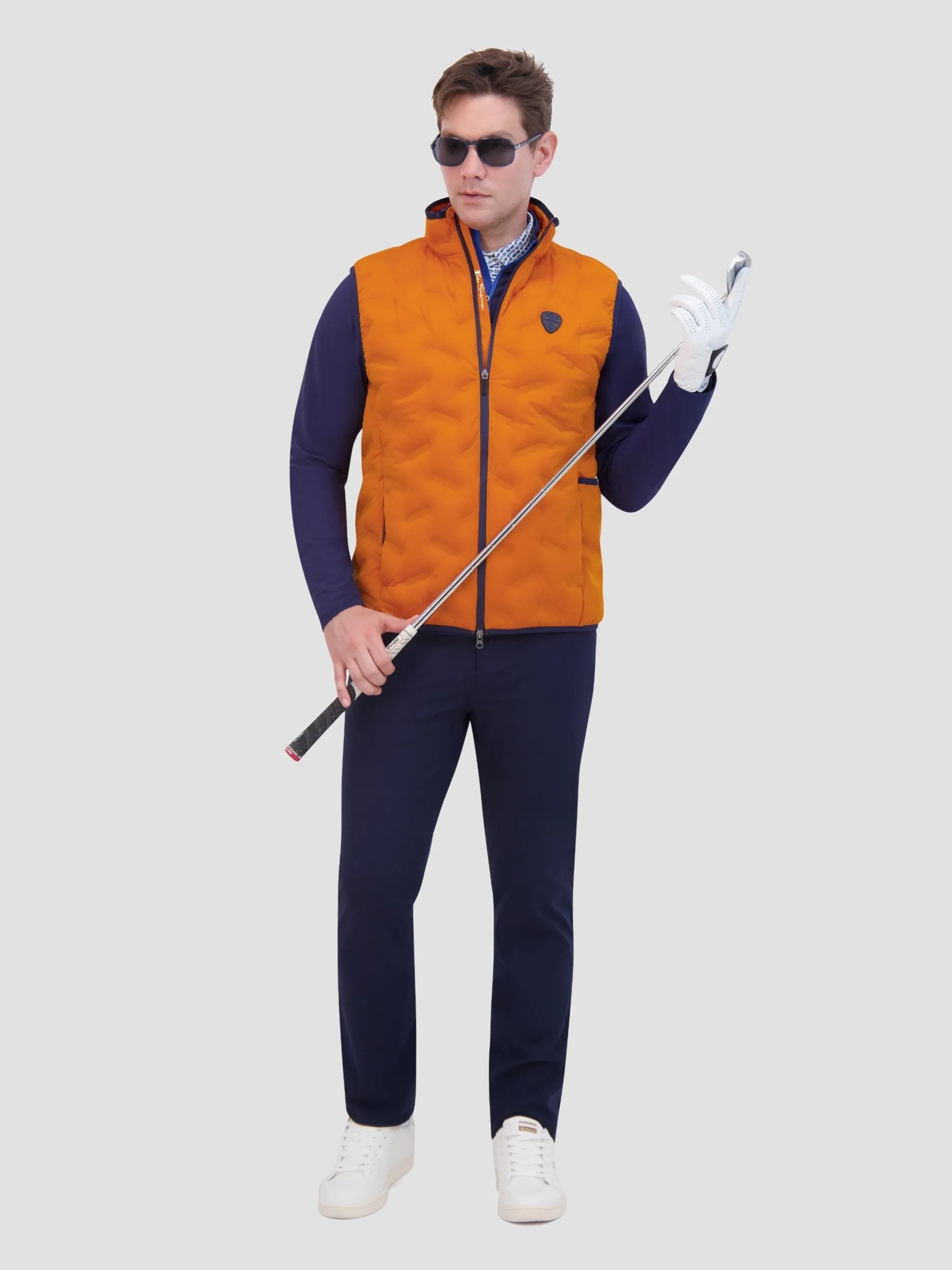 4Way Stretch Seamless Quilt Vest - Amber sold by Ben Sherman product image thumbnail 4