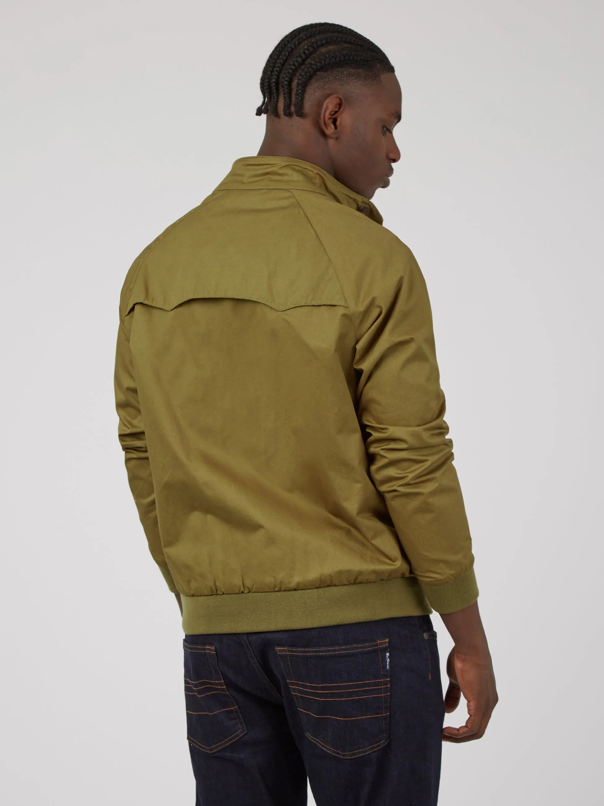 Signature Harrington Jacket - Grasshopper sold by Ben Sherman product image thumbnail 2