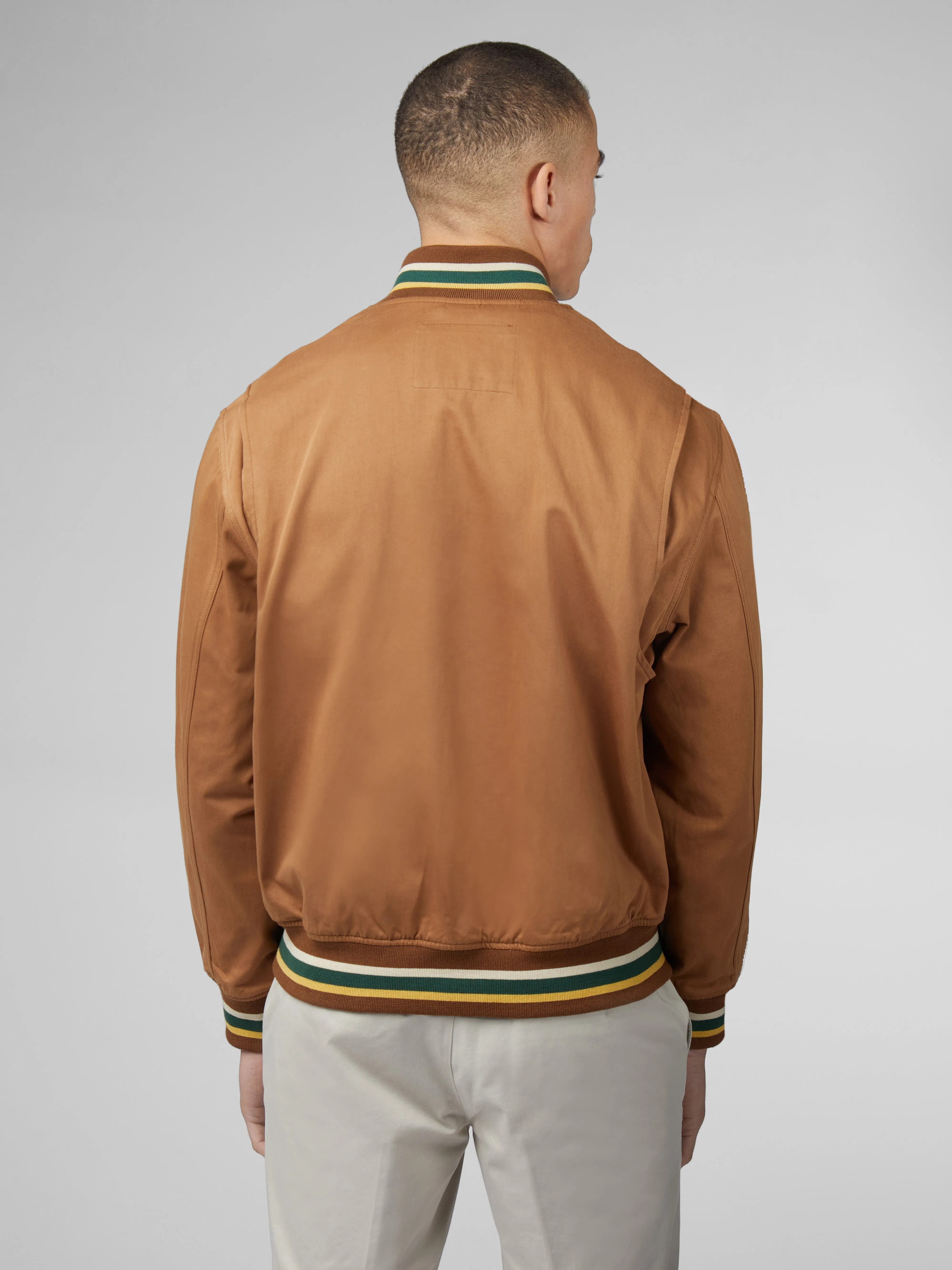 Signature Heritage Bomber - Light Brown sold by Ben Sherman product image thumbnail 3
