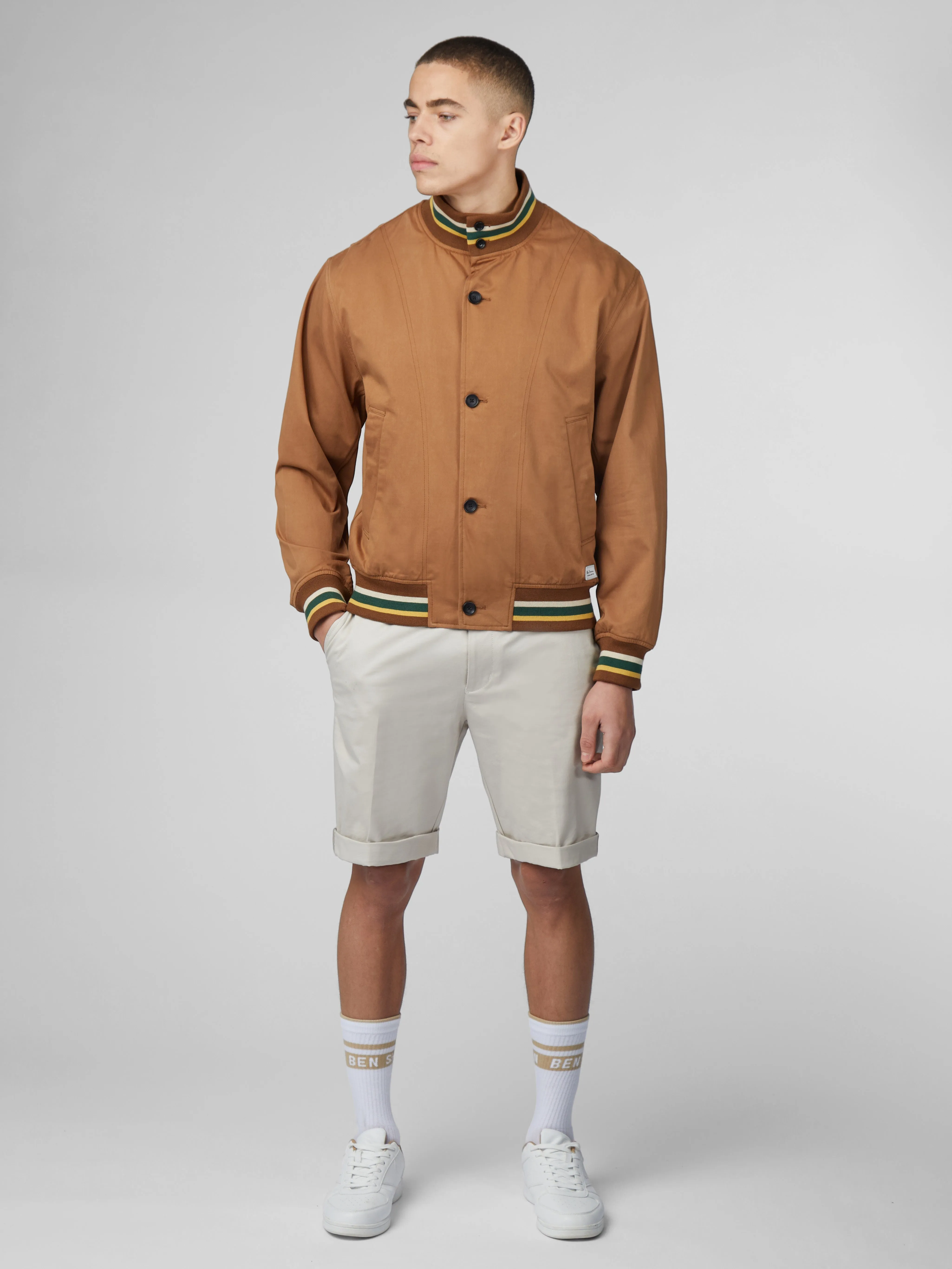 Signature Heritage Bomber - Light Brown sold by Ben Sherman product image thumbnail 2