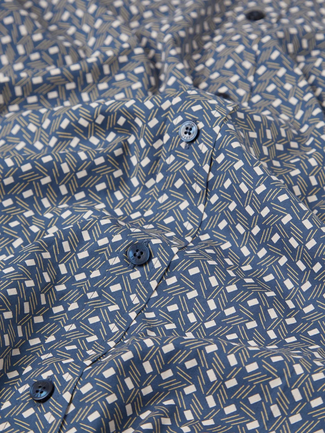 Mod Dash Print Long-Sleeve Shirt - Blue sold by Ben Sherman product image thumbnail 2