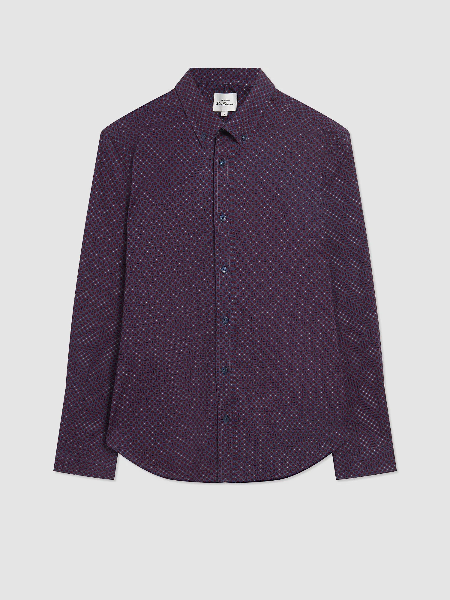 Slim Fit Geo Print Long-Sleeve Shirt sold by Ben Sherman product image thumbnail 3