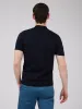 Button-Through Mod Knit Polo - Dark Navy sold by Ben Sherman