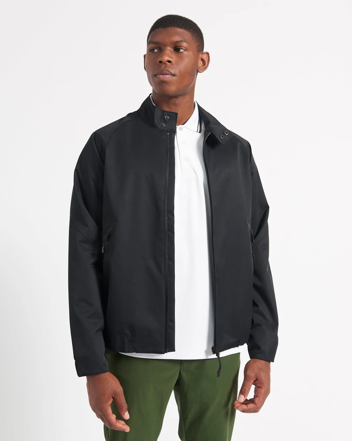 Waterproof Harrington Jacket - Black sold by Ben Sherman