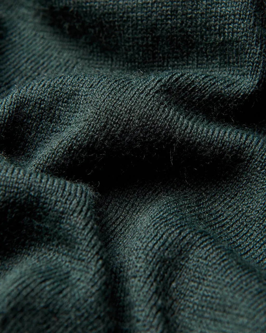 Tipped Merino Knit Sweater Polo - Dark Green sold by Ben Sherman product image thumbnail 5