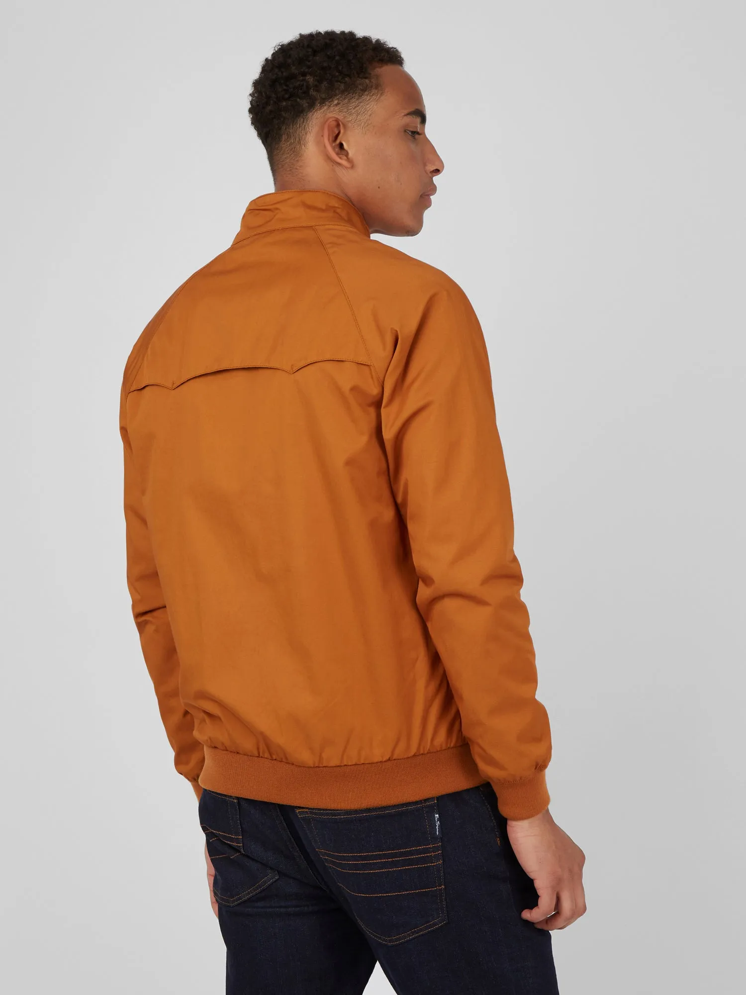 Signature Harrington Jacket - Gold Metal sold by Ben Sherman product image thumbnail 2