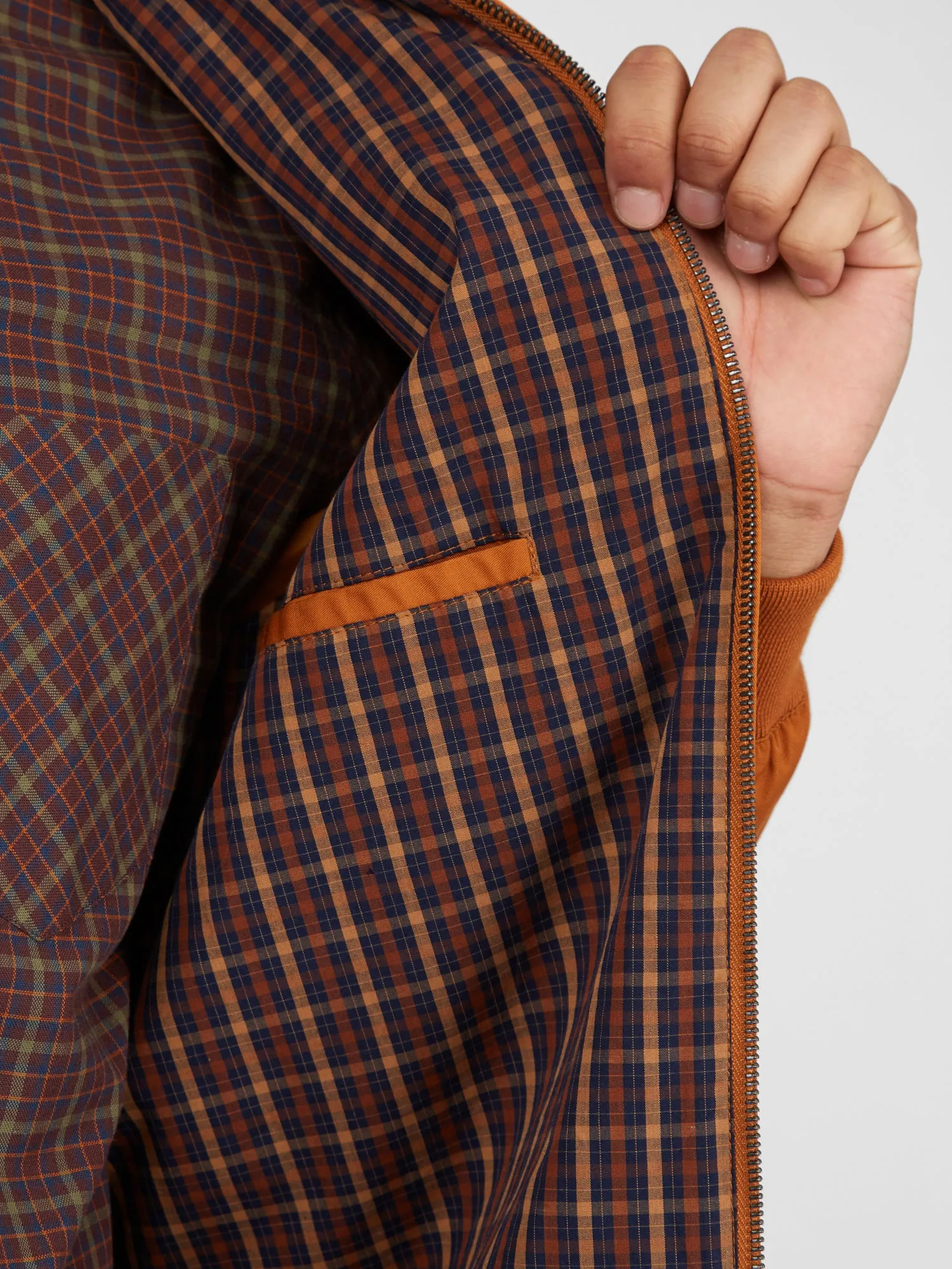 Signature Harrington Jacket - Gold Metal sold by Ben Sherman product image thumbnail 4