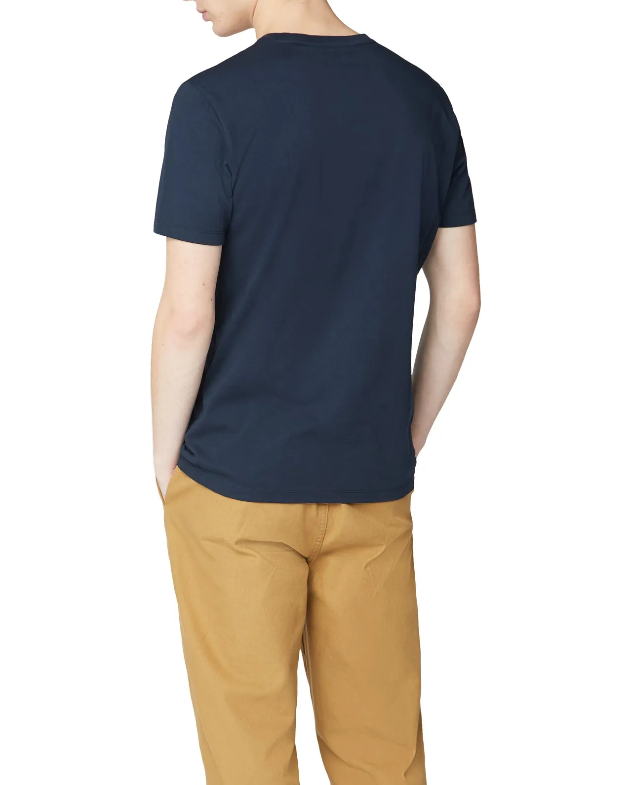Chest Stripe Logo Print Tee - Dark Navy sold by Ben Sherman product image thumbnail 2