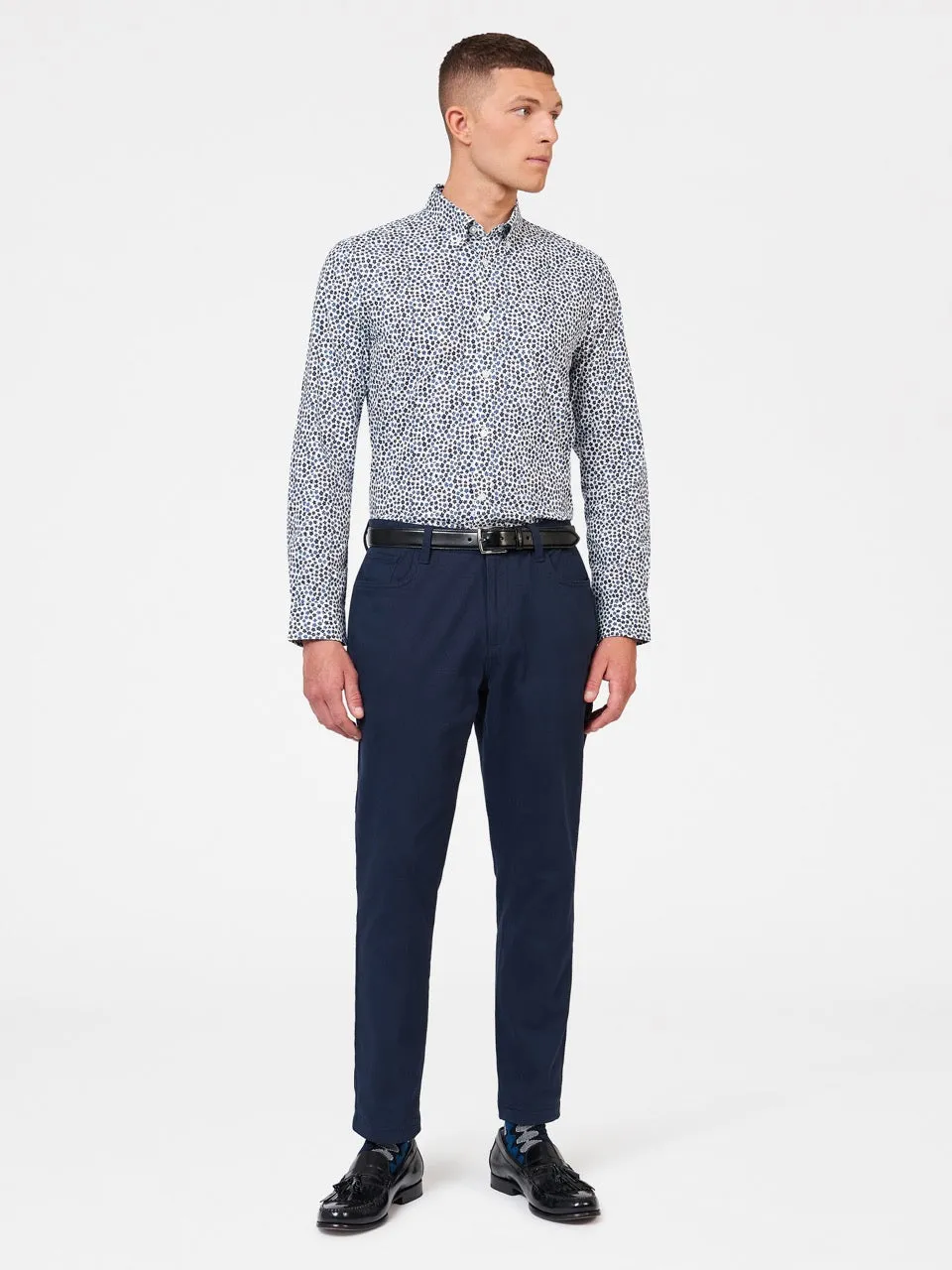 Ditsy Floral Print Long Sleeve Shirt sold by Ben Sherman product image thumbnail 5